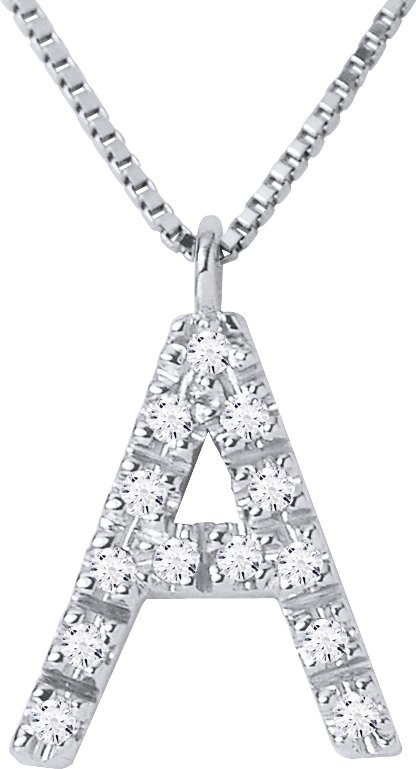 DIADEMA - Halskette mit Diamanten - A - Weißgold - Chaine Véntienne