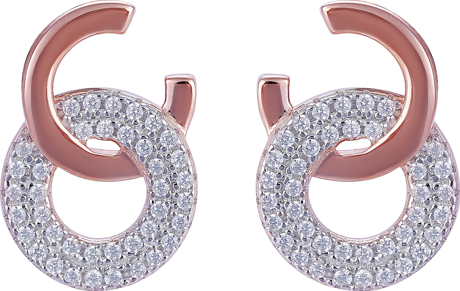 Orphelia 'Carleen' Tropfenohrringe aus 925er Sterlingsilber für Damen - Rosé ZO-7440