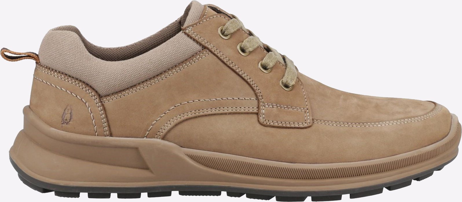 Thumbnail - Hush Puppies Adam Nubuk Herren Schnürschuhe In Taupe