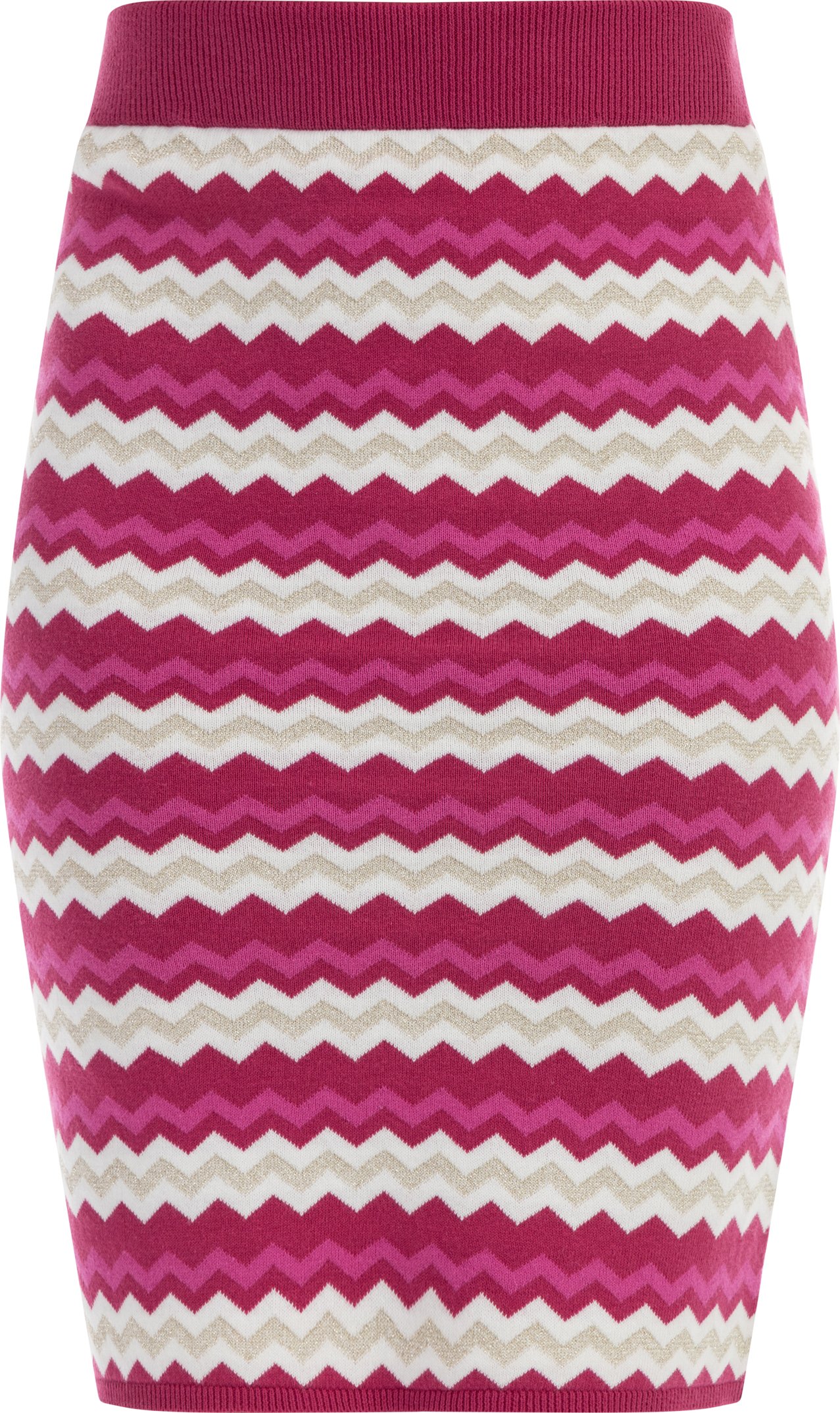 Thumbnail - Faina Strick Midirock Damen Rosa Mehrfarbig