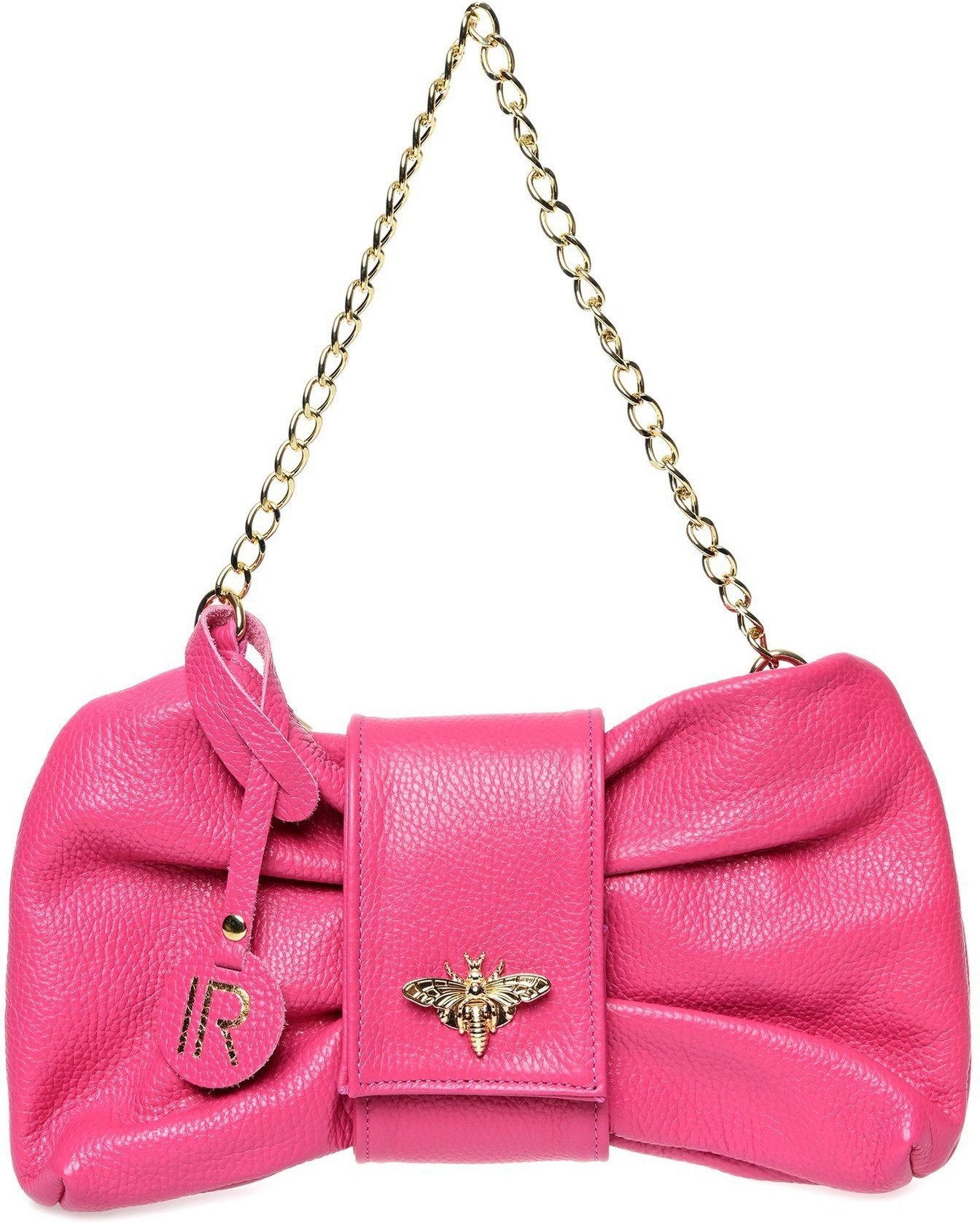 Isabella Rhea Fuchsia Rindsledertasche