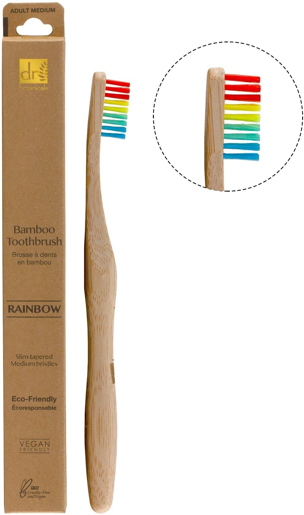 Dr Botanicals Lebendige Bambuszahnbürsten-Set