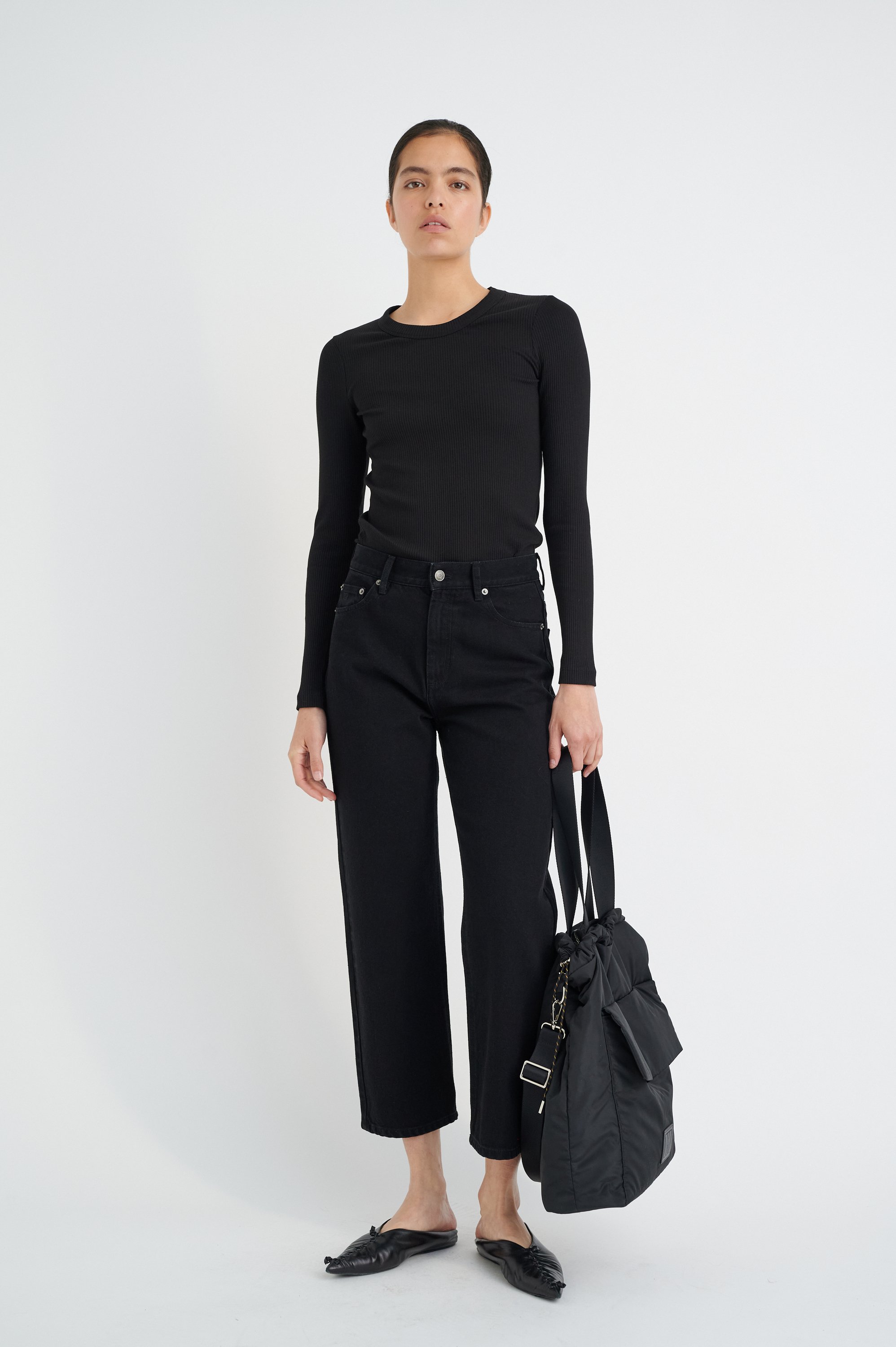 Thumbnail - Langarm-Shirt Slim fit black