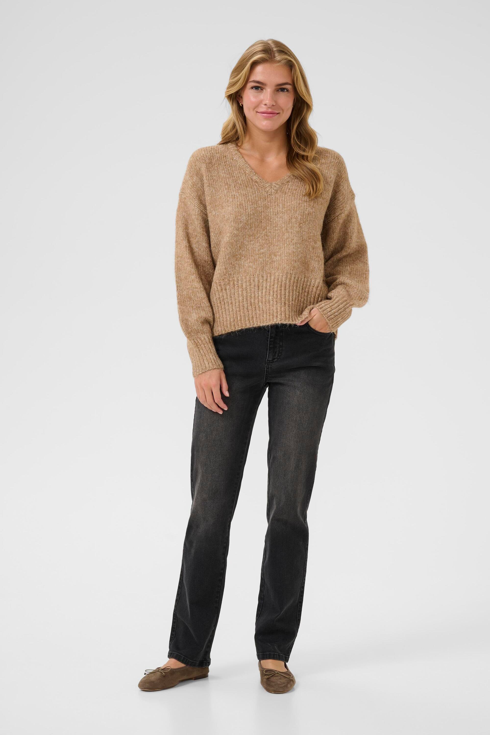 Strickpullover KAtrina Loose fit beige