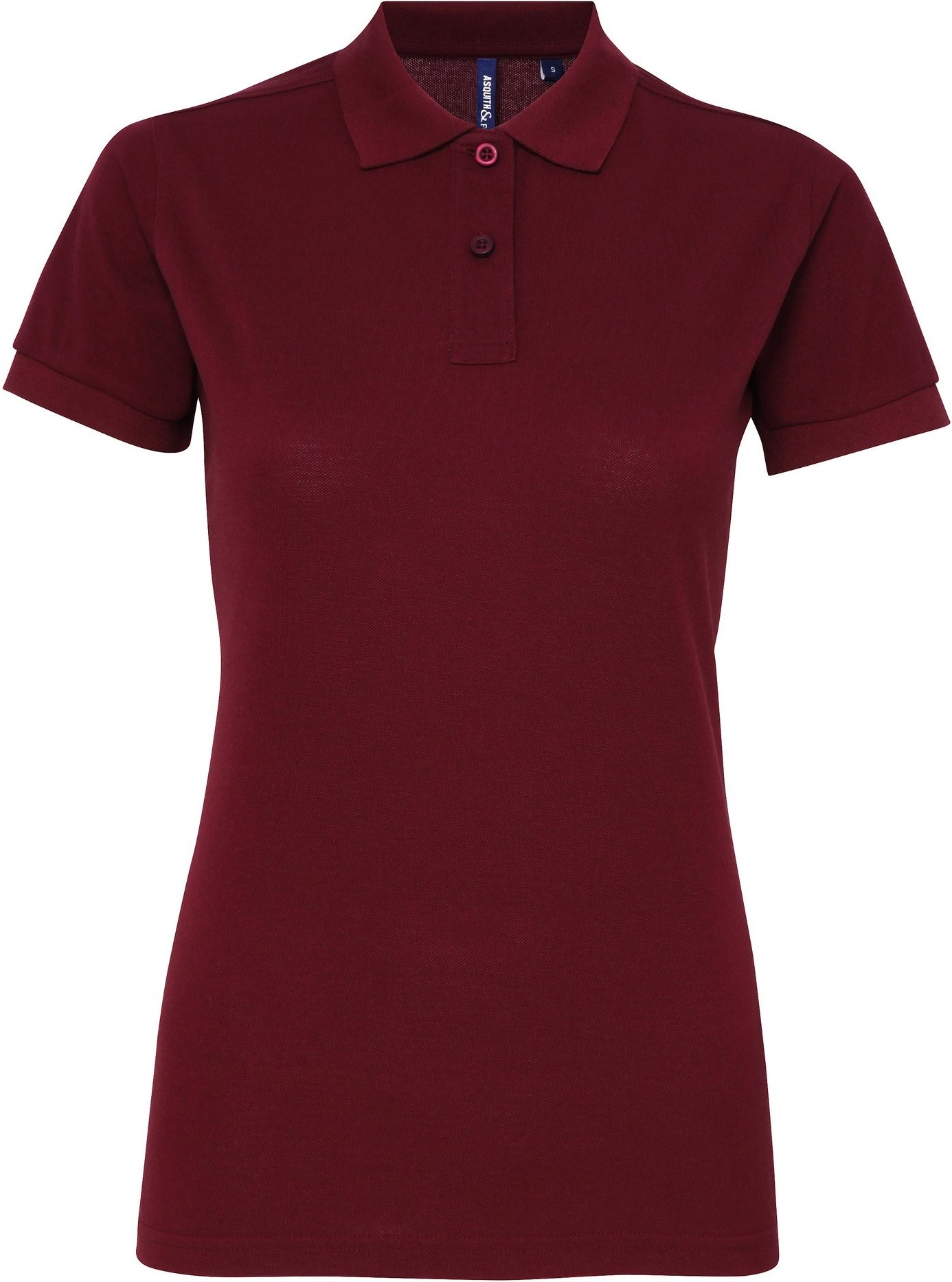 Asquith & Fox - Polo-Shirt mit kurzen Ärmeln - Damen (Bordeaux)