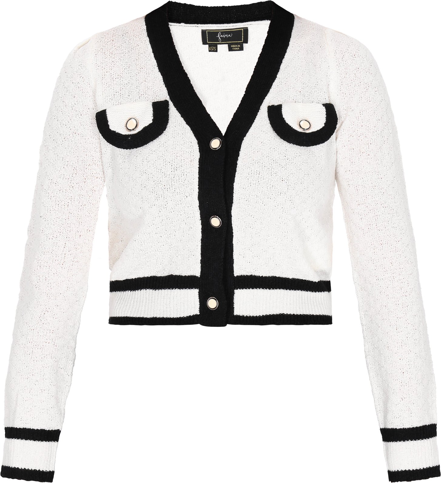 Faina Strickjacke Frauen cremefarben