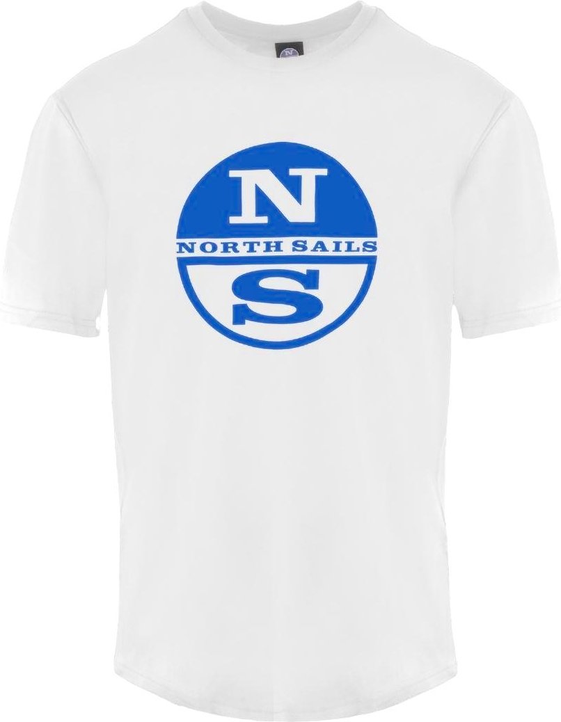 North Sails Circle NS Logo White T-Shirt