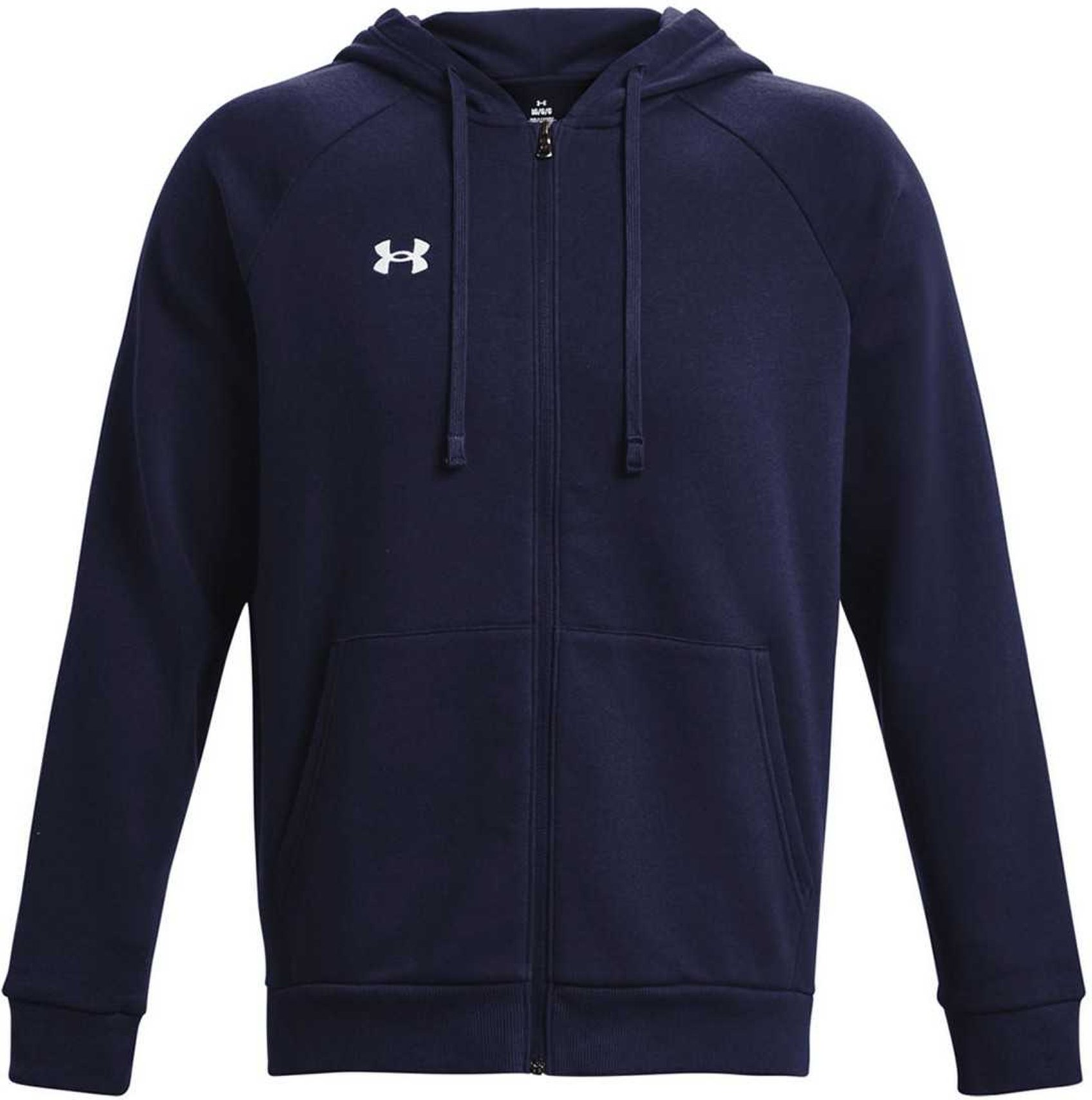 Thumbnail - Under Armour - "Rival" Kapuzenpullover Durchgehender Reißverschluss für Herren/Damen Unisex (Mitternachtsblau)