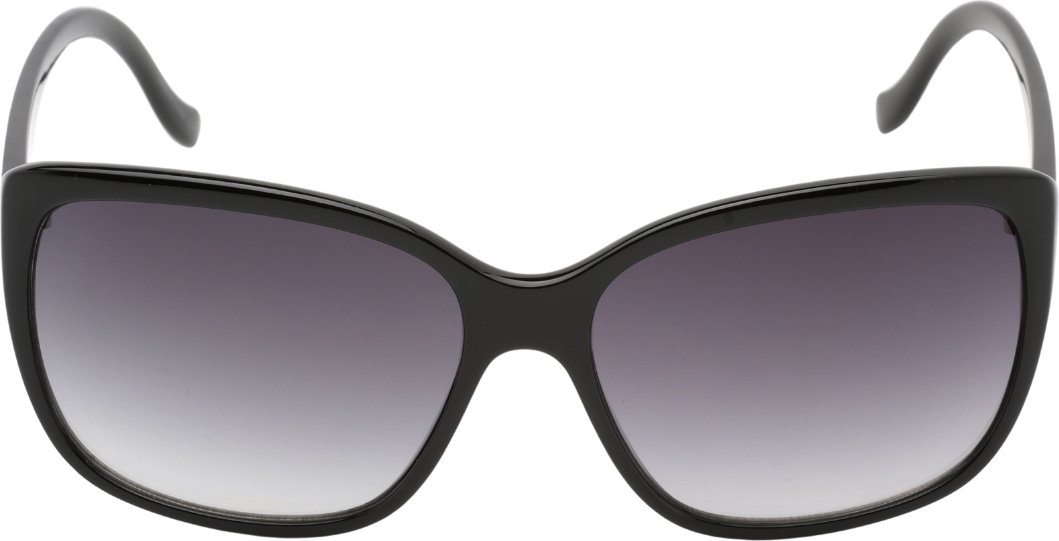 Schwarze Sonnenbrille mit grauen Glasern von Calvin Klein