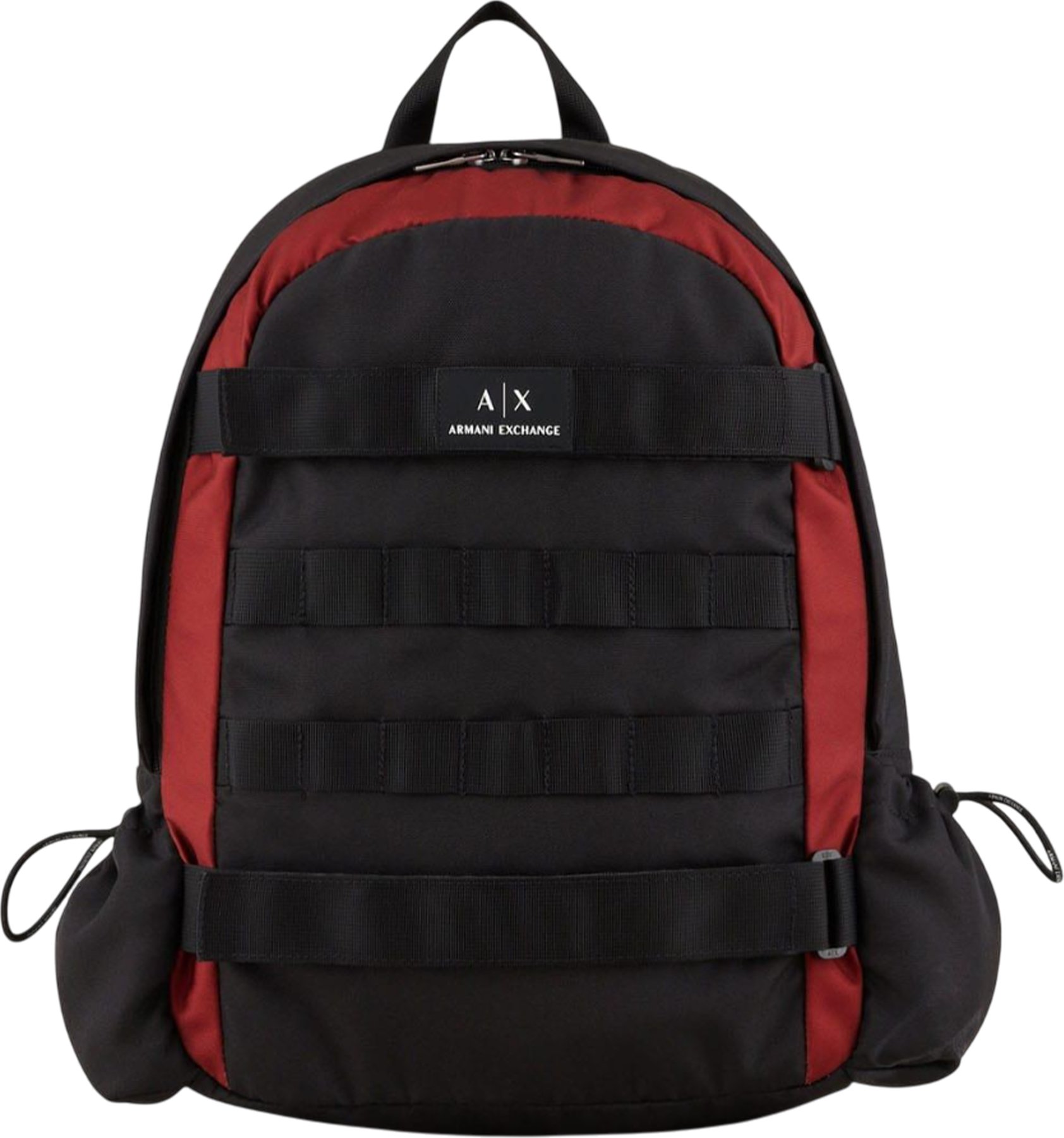 Armani Exchange - Rucksack, Logo (Schwarz/Rot)