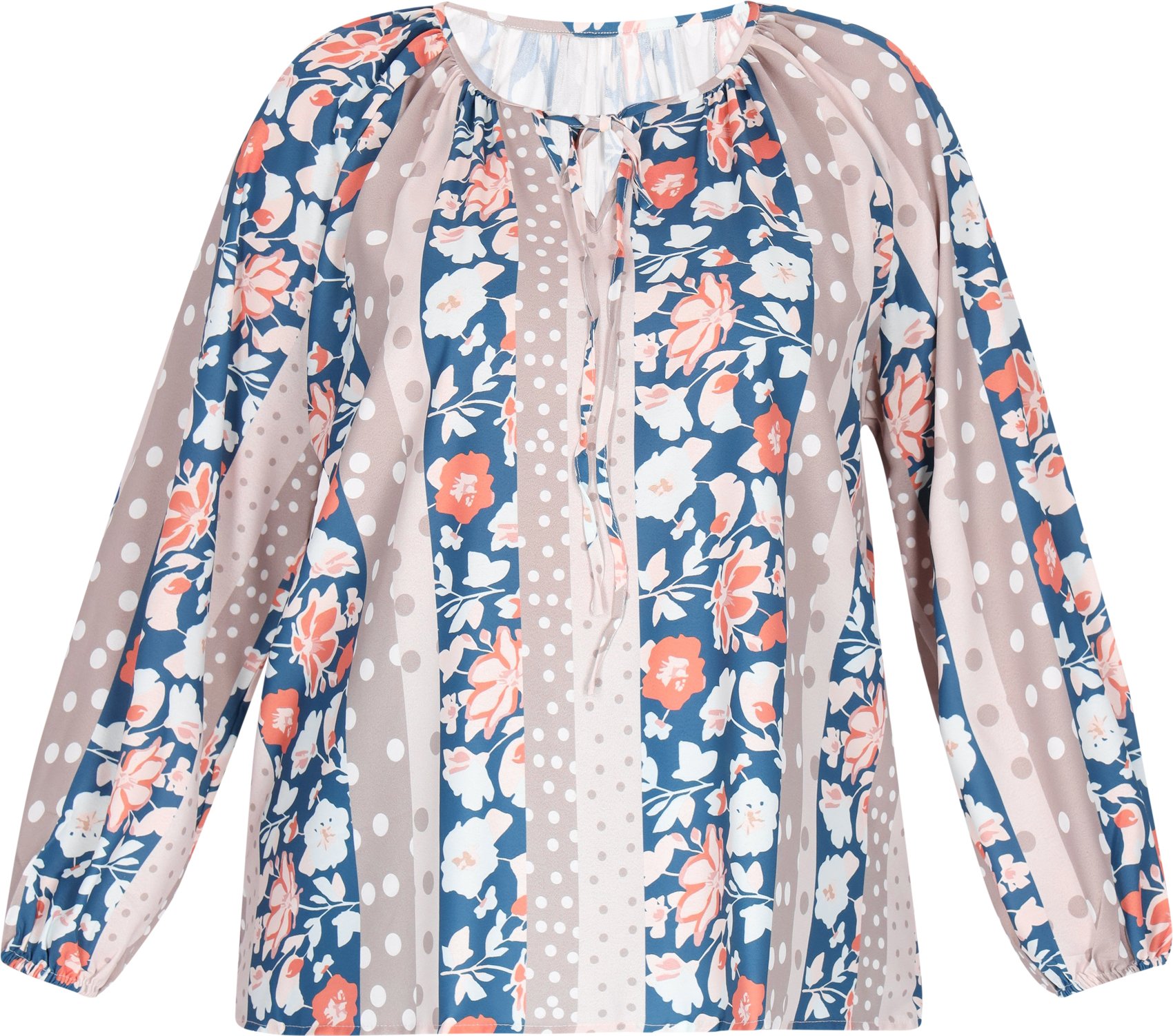 usha Bluse in großen Größen Frauen mehrfarbig