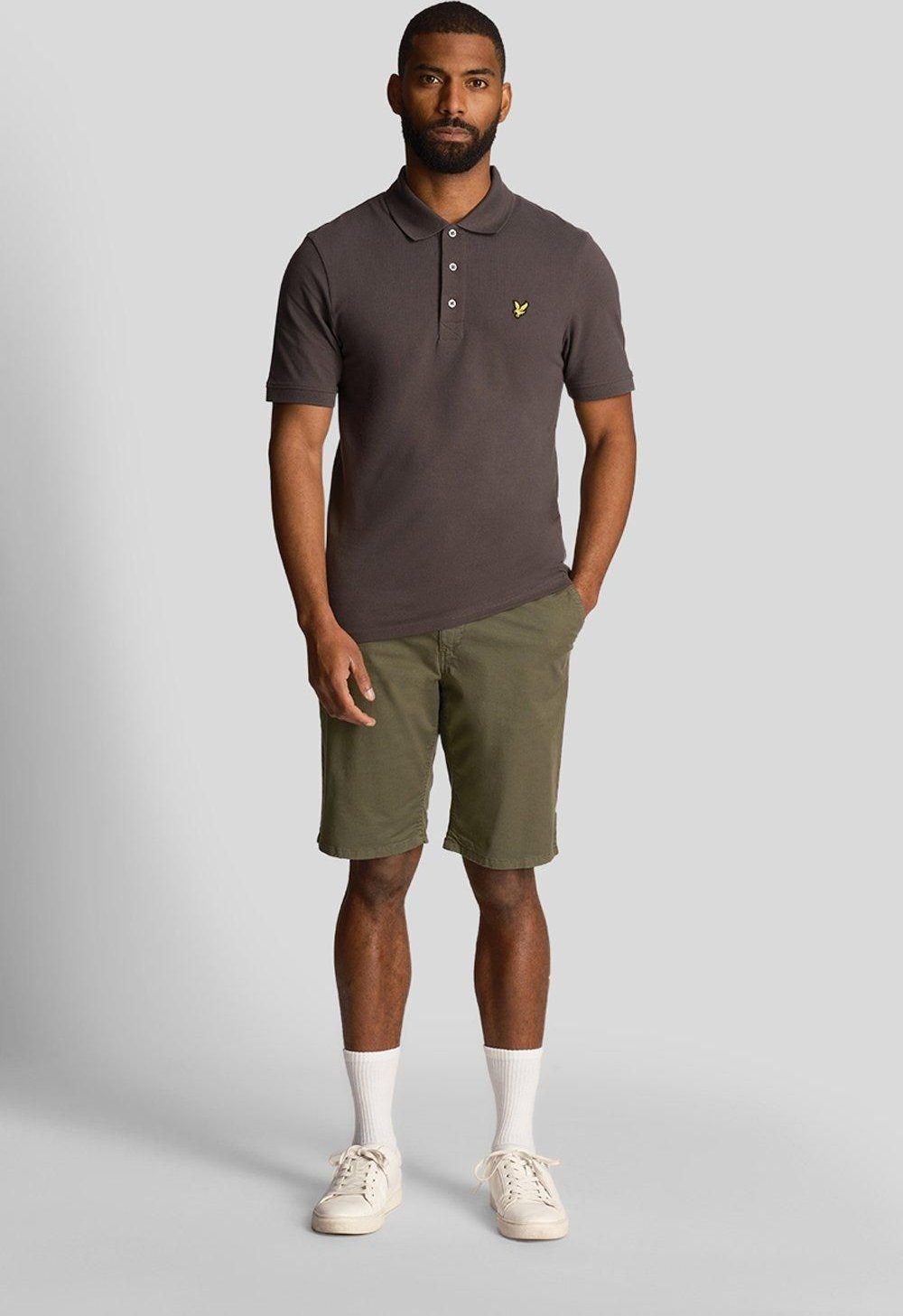 Lyle & Scott Anfield Chino-Shorts – Grün