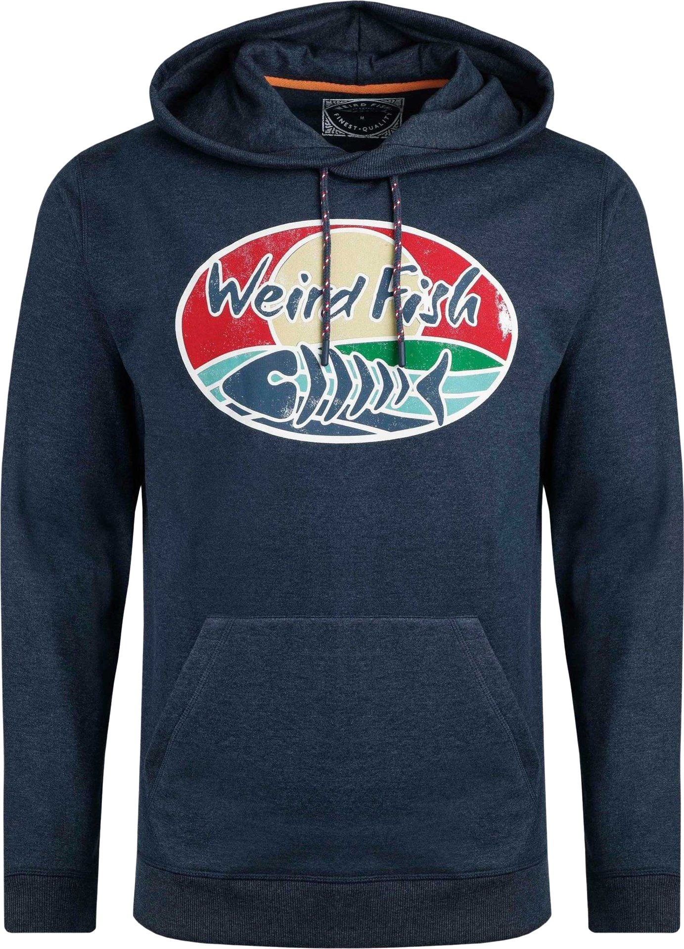 Thumbnail - Weird Fish - "Bryant" Kapuzenpullover Zum Überziehen für Herren (Marineblau)
