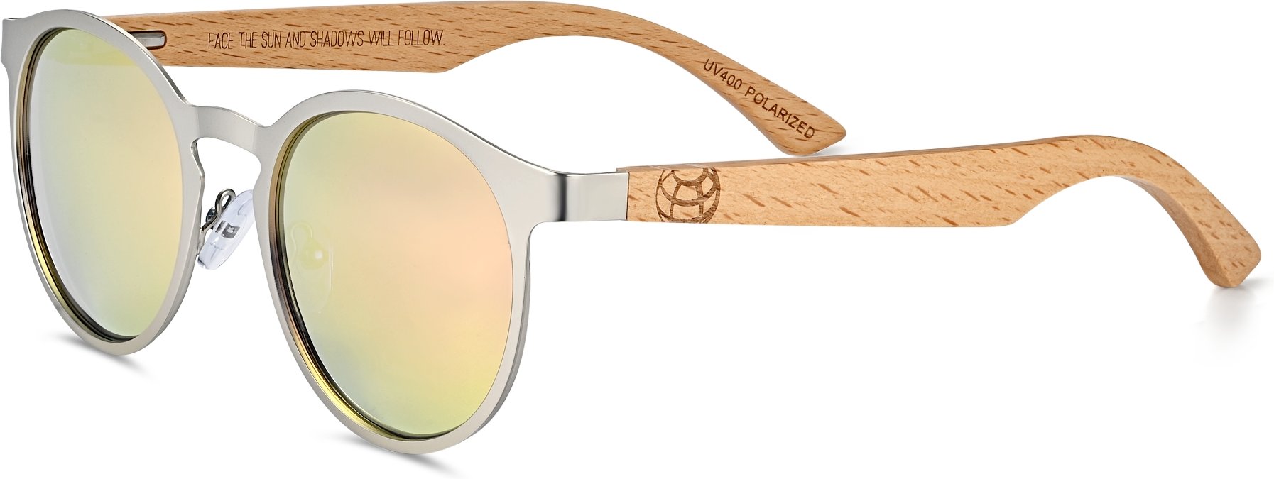 Earth Wood Reine Polarisierte Sonnenbrille - Bambus/Grün