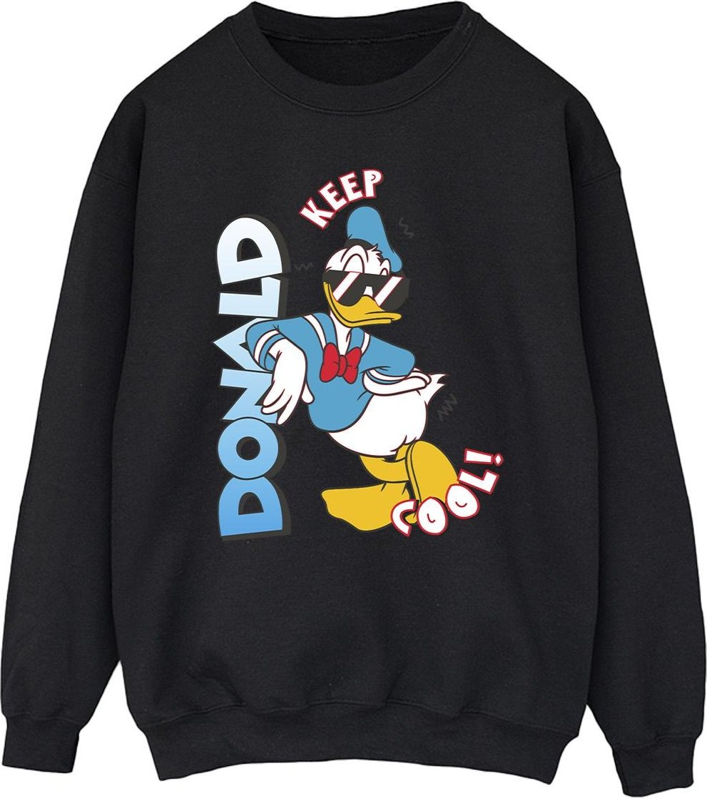 Disney - "Donald Duck Cool" Sweatshirt für Herren (Schwarz)