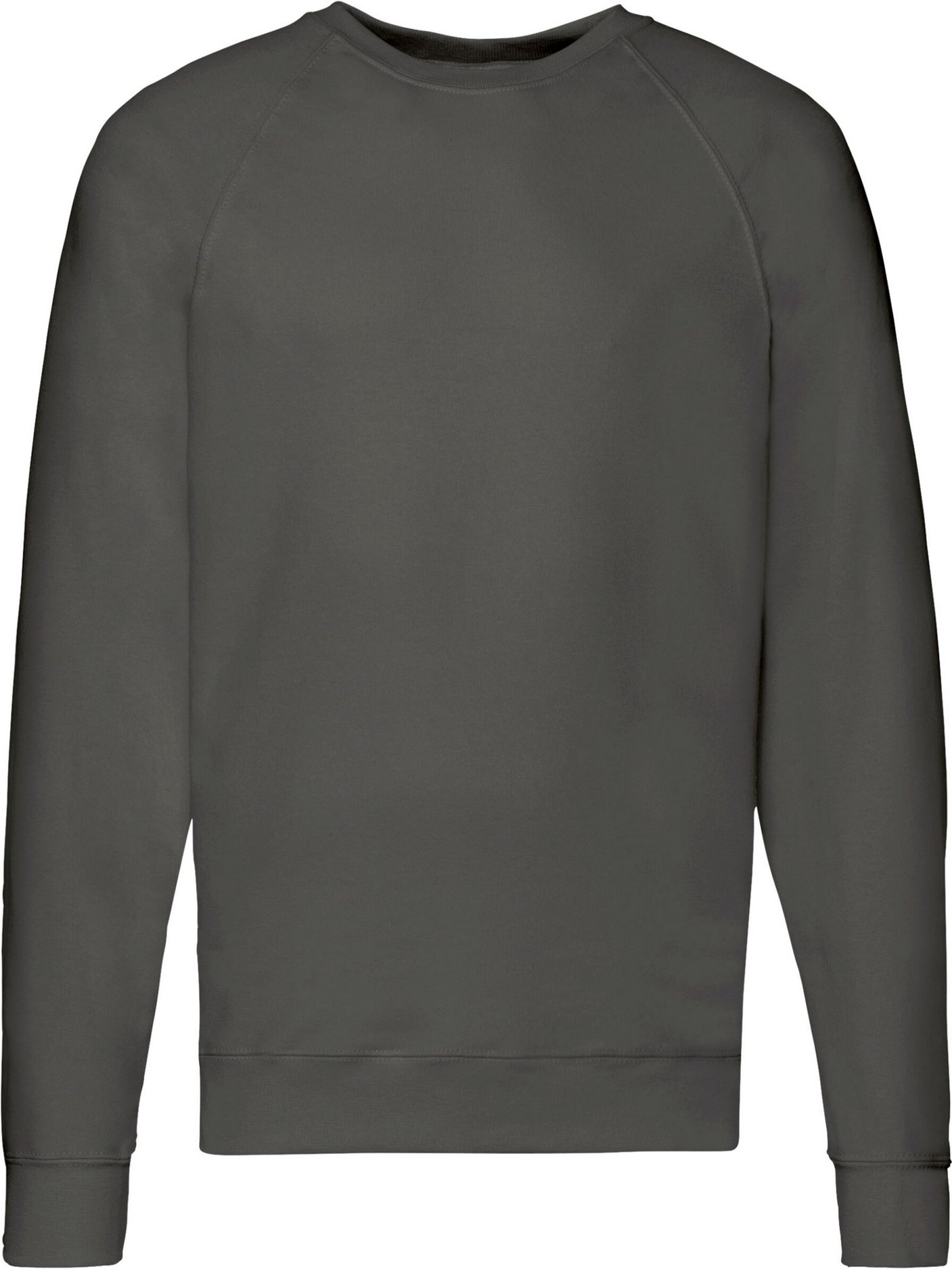 Fruit of the Loom - Sweatshirt für Herren/Damen Unisex Raglanärmel (Hellgrau)