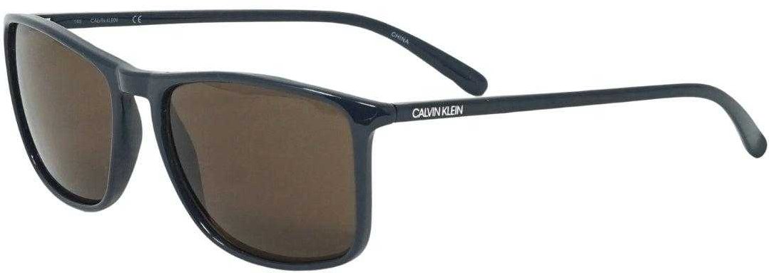 Calvin Klein - Sonnenbrille für Herren (Dunkles Marineblau/Dunkles Marineblau/Braun/Braun)