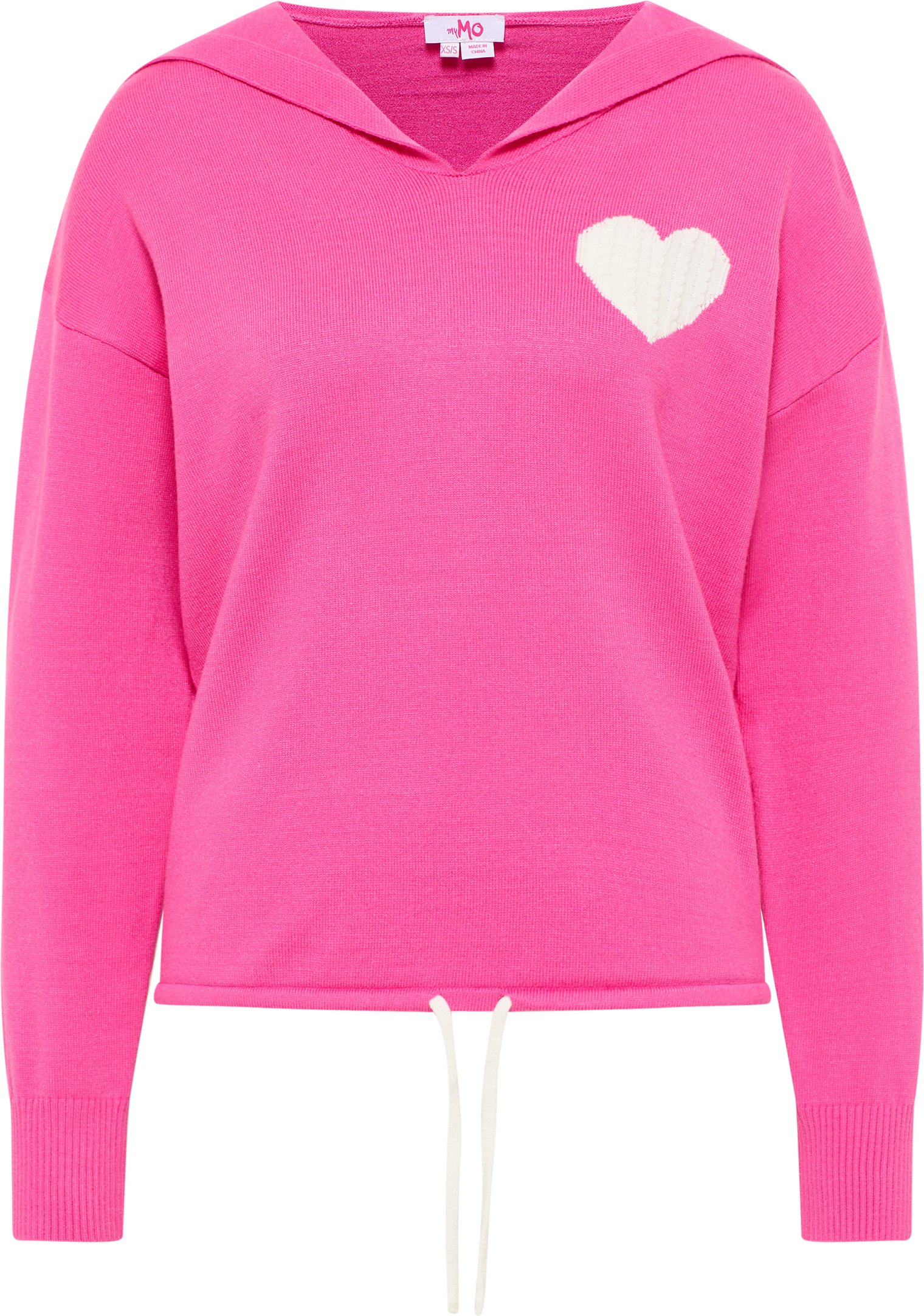 Mymo Strickpullover Damen Rosa
