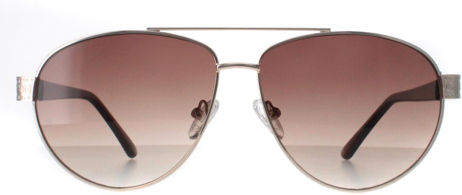 Thumbnail - Guess GF0414 32F goldbraune Sonnenbrille mit Farbverlauf