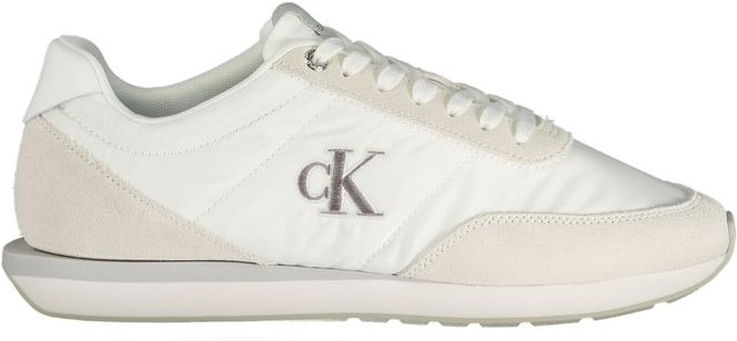 Calvin Klein Weiße Recycelte Polyester Herren Sneaker