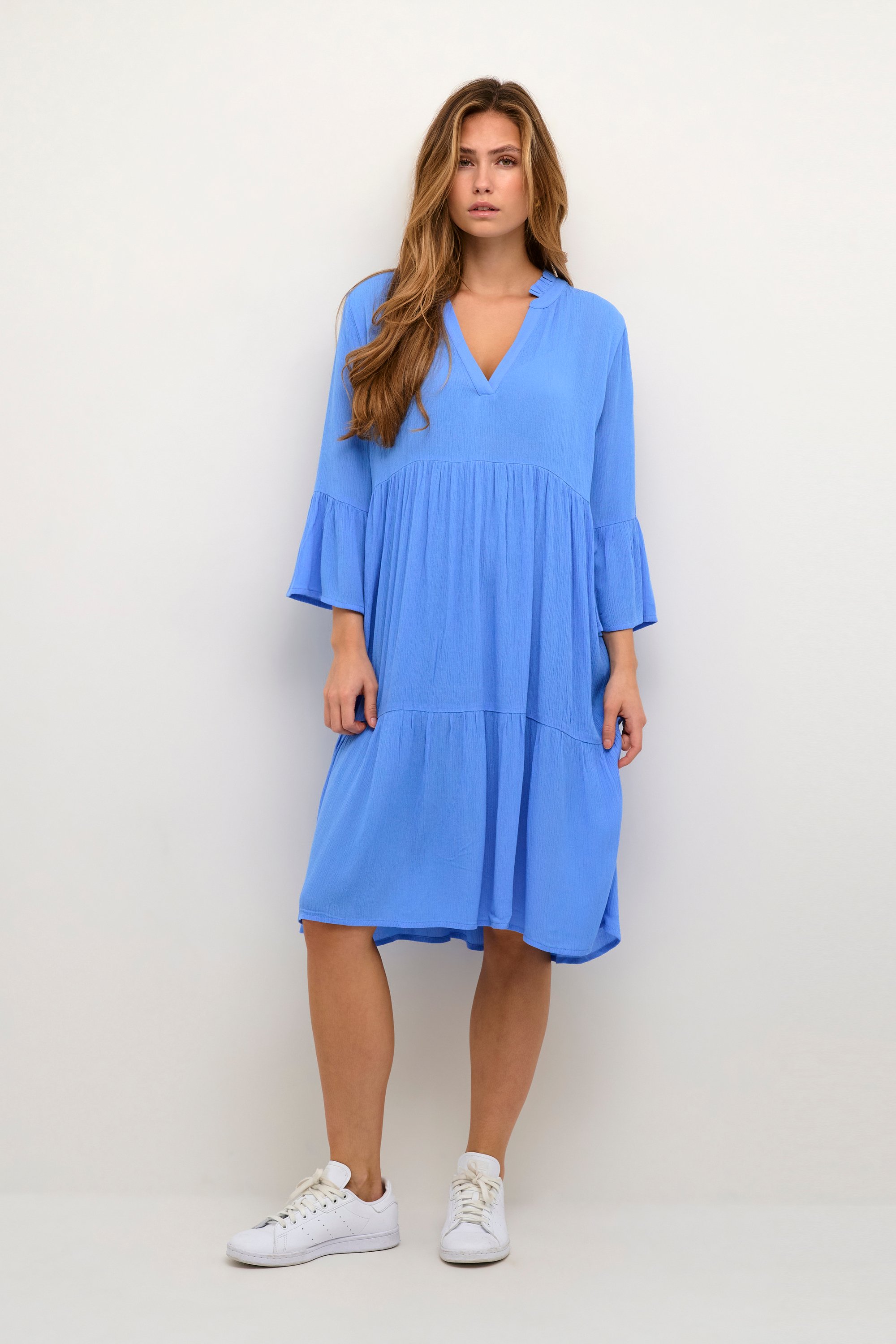 Kleid A-shape blue