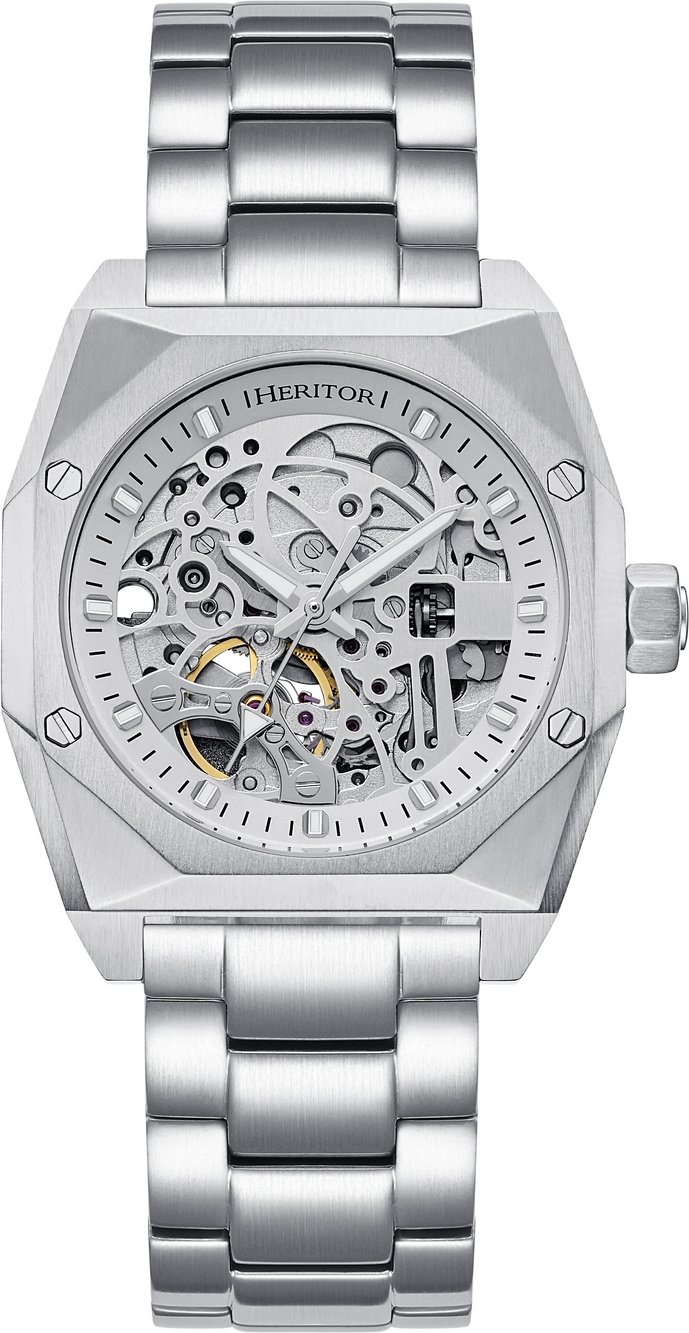 Heritor Automatik Elliott Edelstahl-Armbanduhr