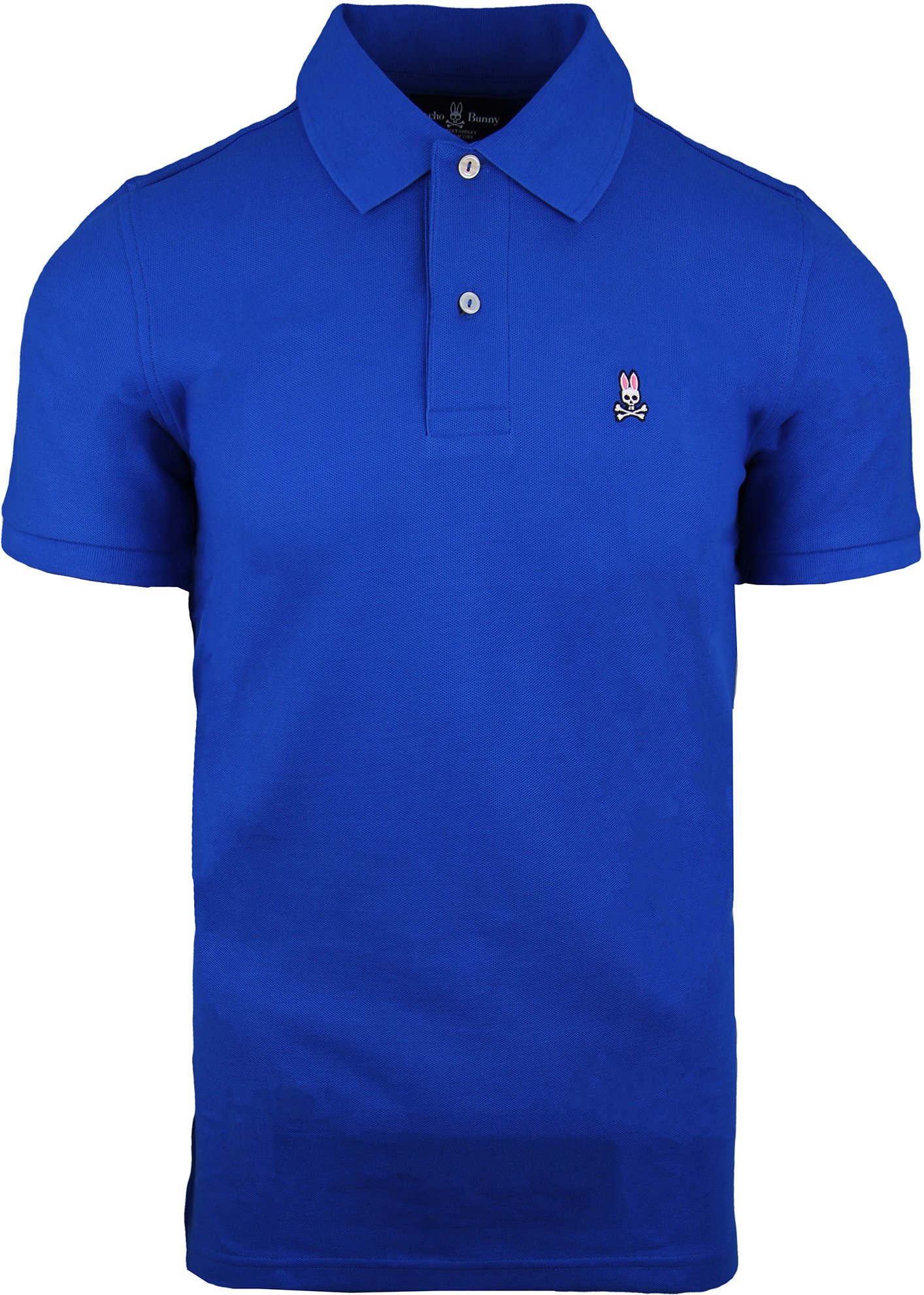 Psycho Bunny Classic Polo Kurzarm Blue Herren Baumwolltop B6K001B1PC Lapis