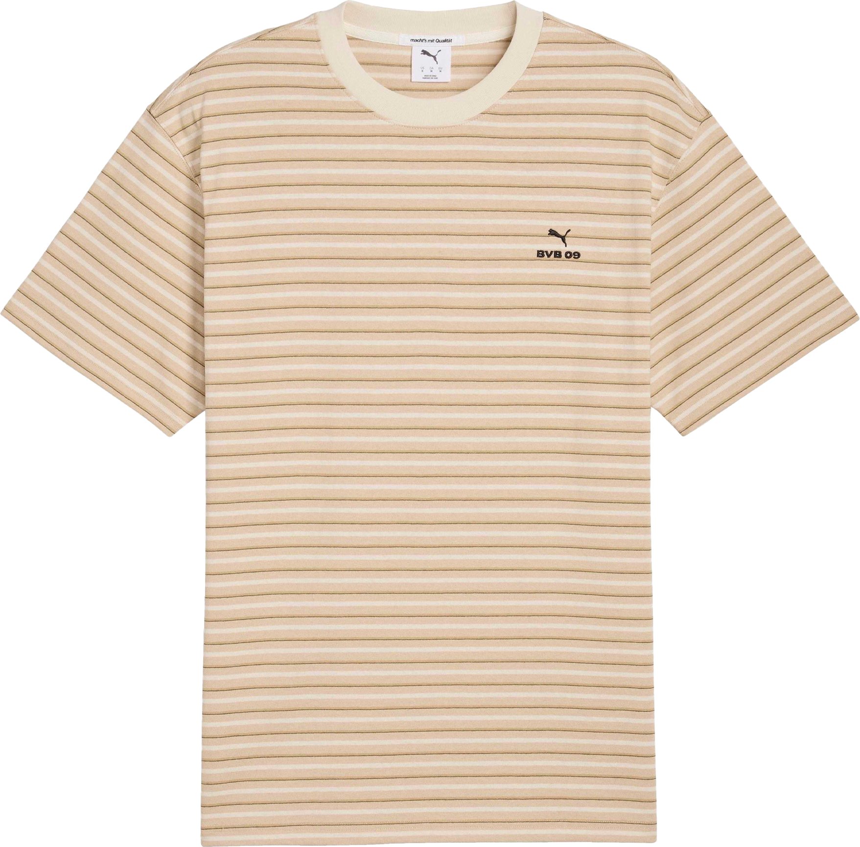 Puma - "Borussia Dortmund MMQ" T-Shirt für Herren/Damen Unisex (Beige)