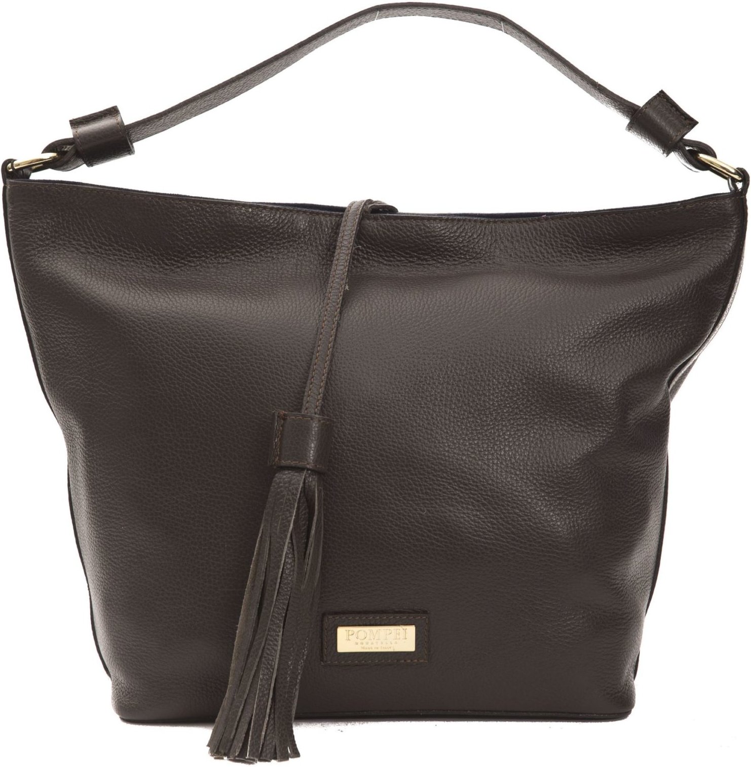 Pompei Donatella Damentasche aus braunem Leder