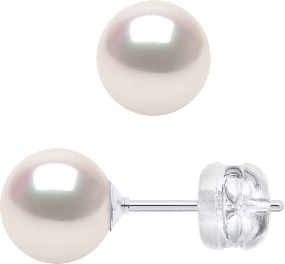 DIADEMA - Ohrringe - Weißgold und japanische Akoya-Zuchtperle