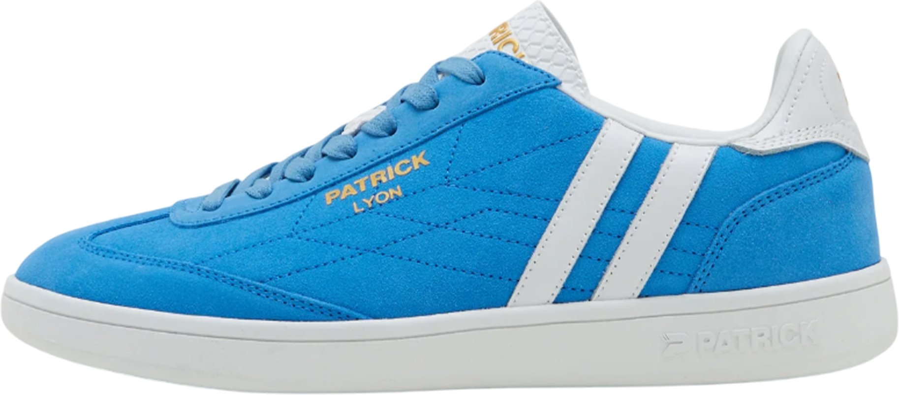 Patrick - "Lyon" Sneaker für Herren, Wildleder, Cupsohle (Blau/Weiß)