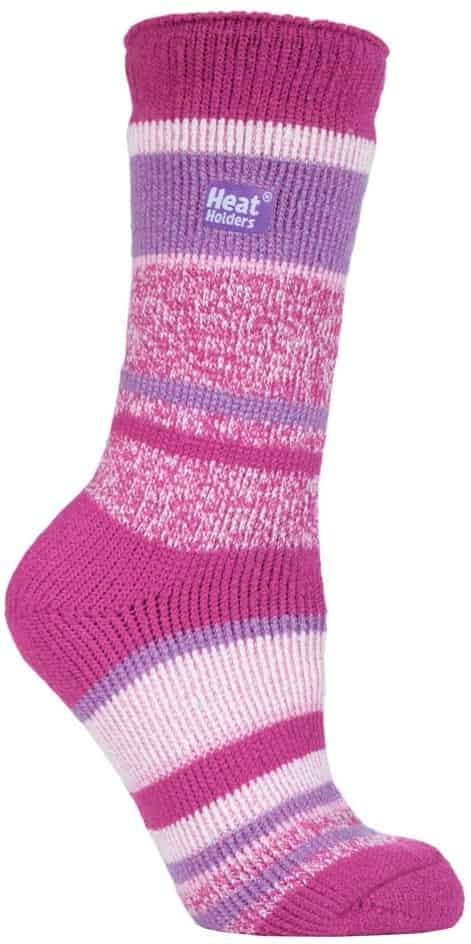 Heat Holders - Gemusterte warme Damen-Winter-Thermosocken 4-8 UK