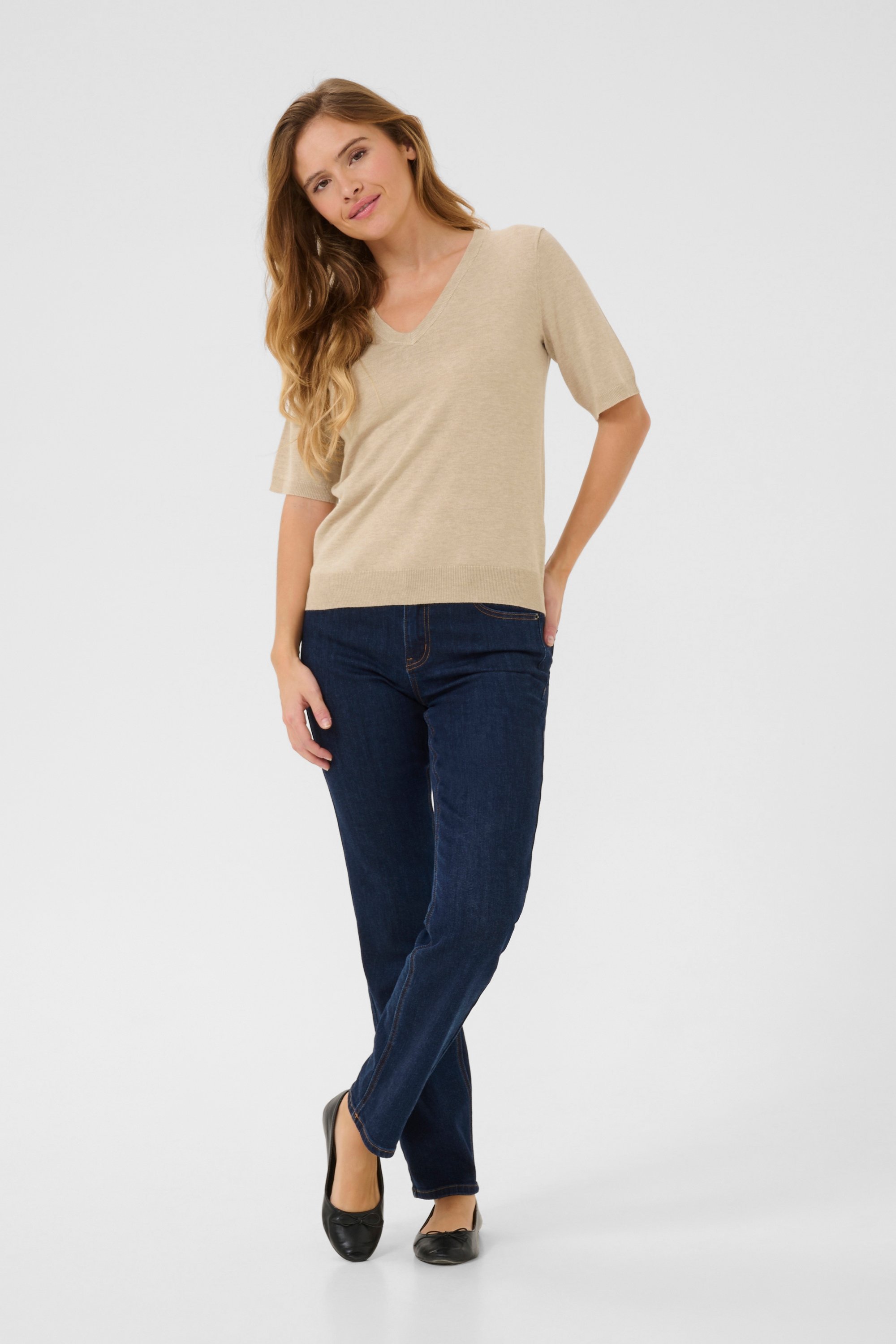 Strickpullover Regular fit cream