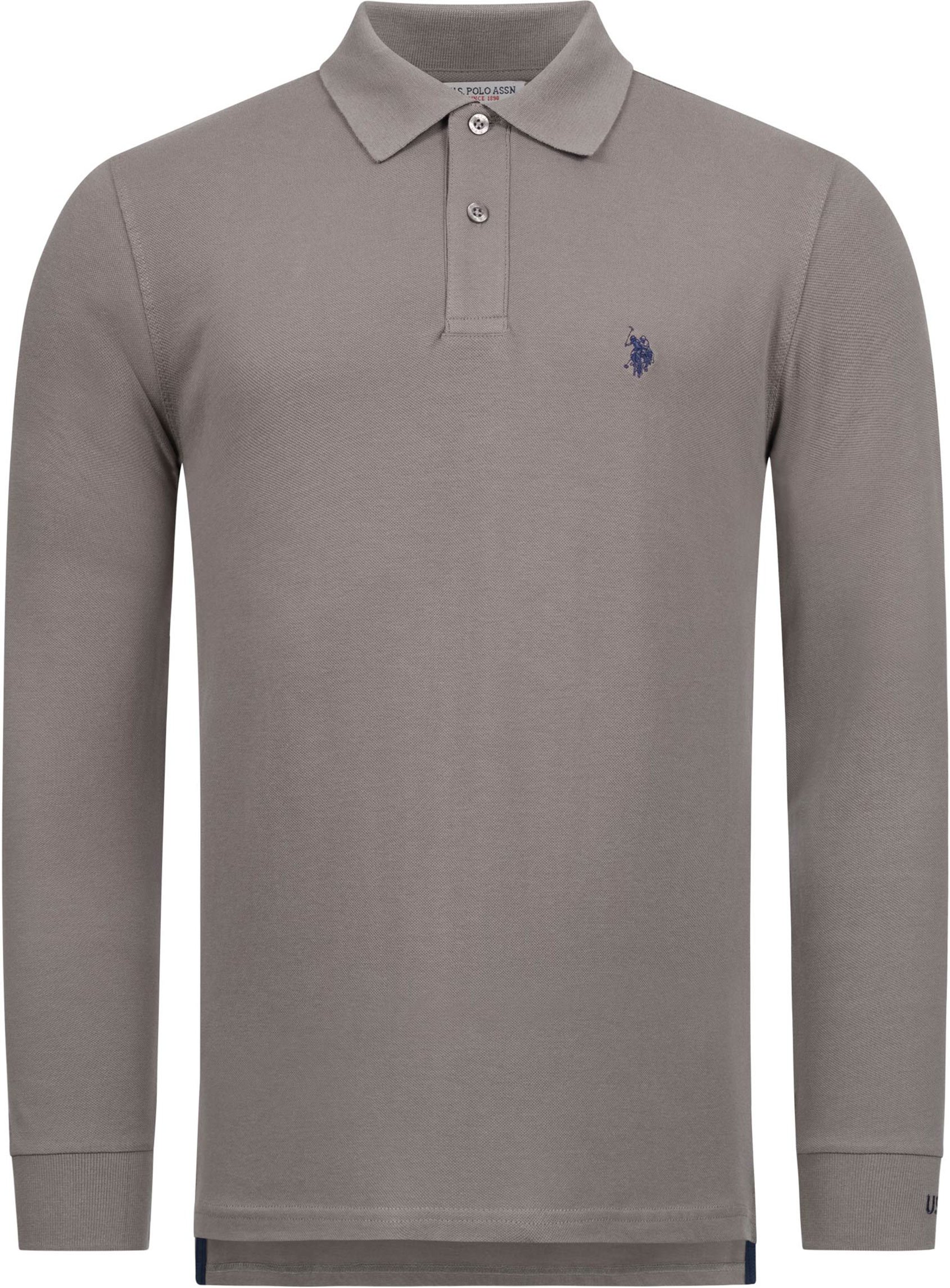 U.S. POLO ASSN. Herren Longsleeve Poloshirt aus Baumwoll-Elasthan