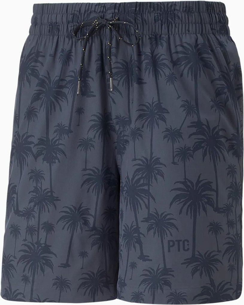 Puma X Ptc Palm Tree Crew Herren Navy Golfshorts
