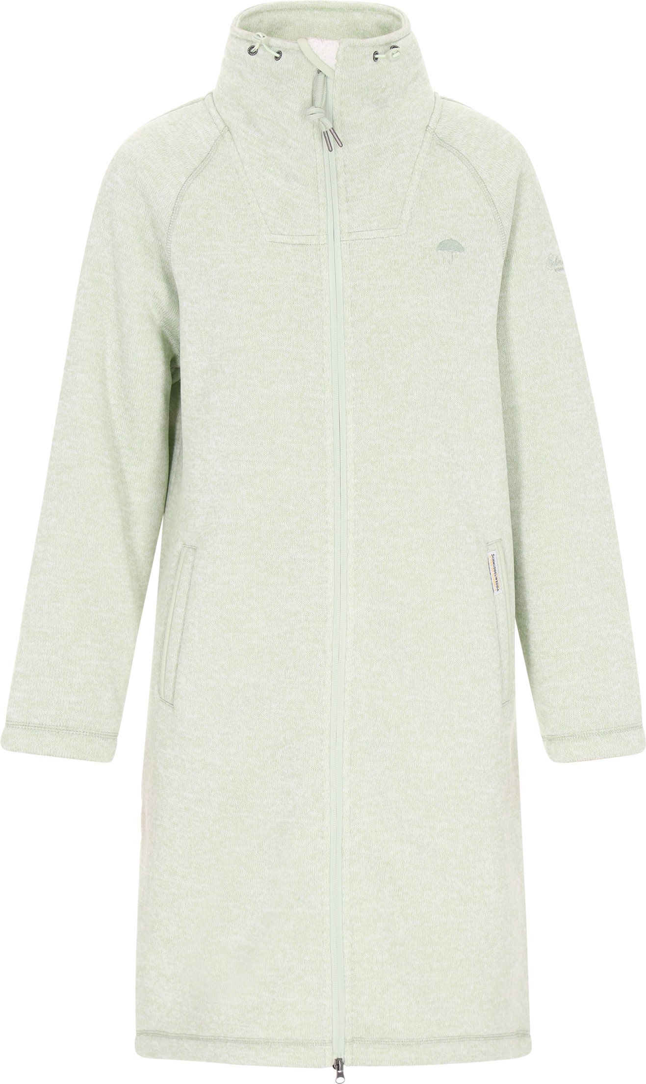 Thumbnail - Schmuddelwedda Jacke Frauen Salbeigrün meliert