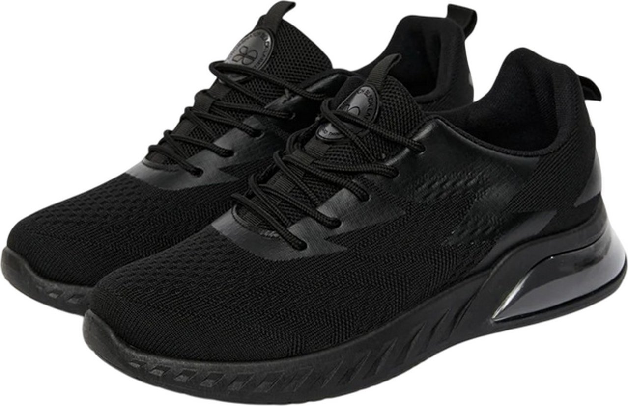 Crosshatch - "Earsdon" Sneaker für Herren, Flyknit (Schwarz)