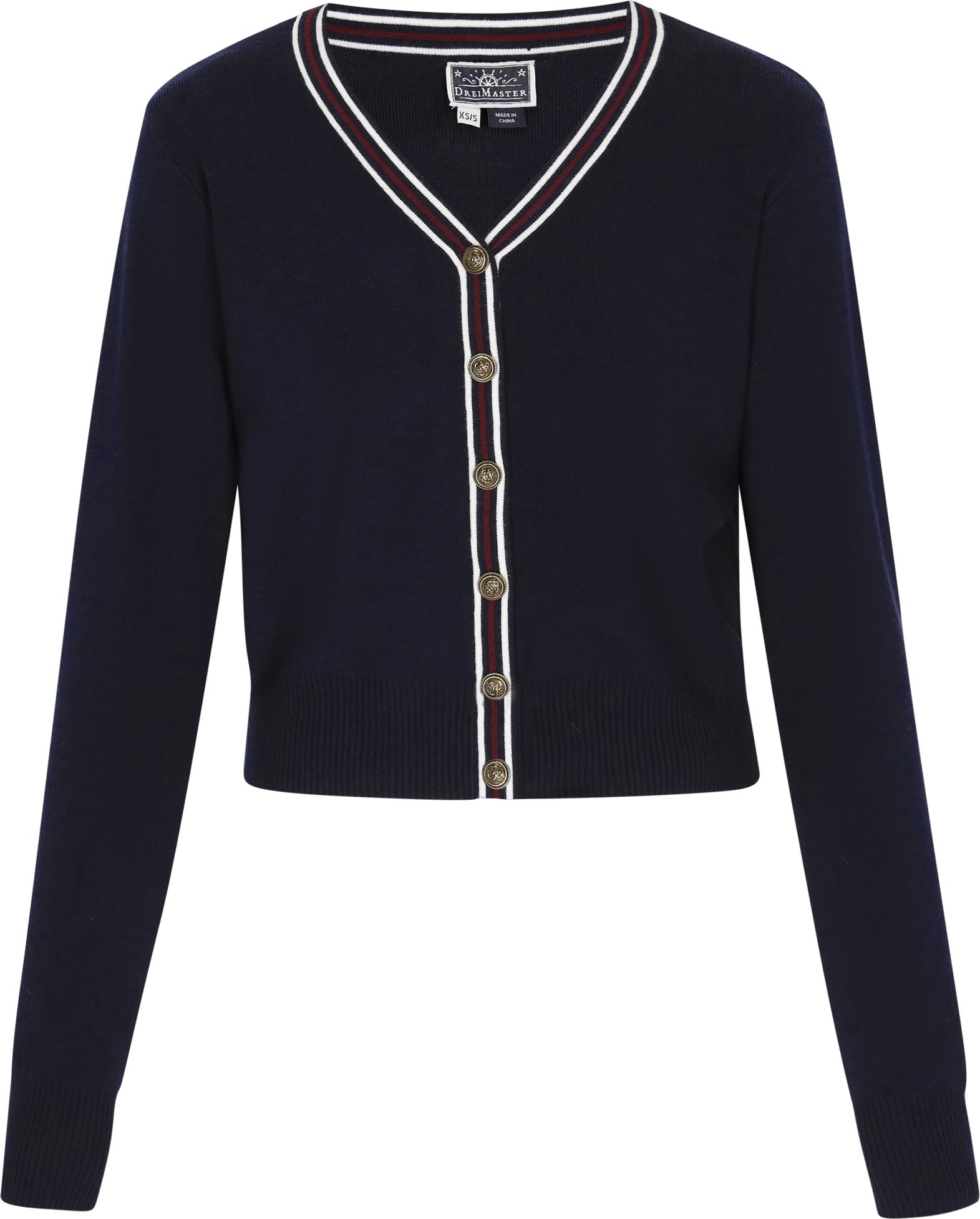 Dreimaster Strickjacke Frauen Marine