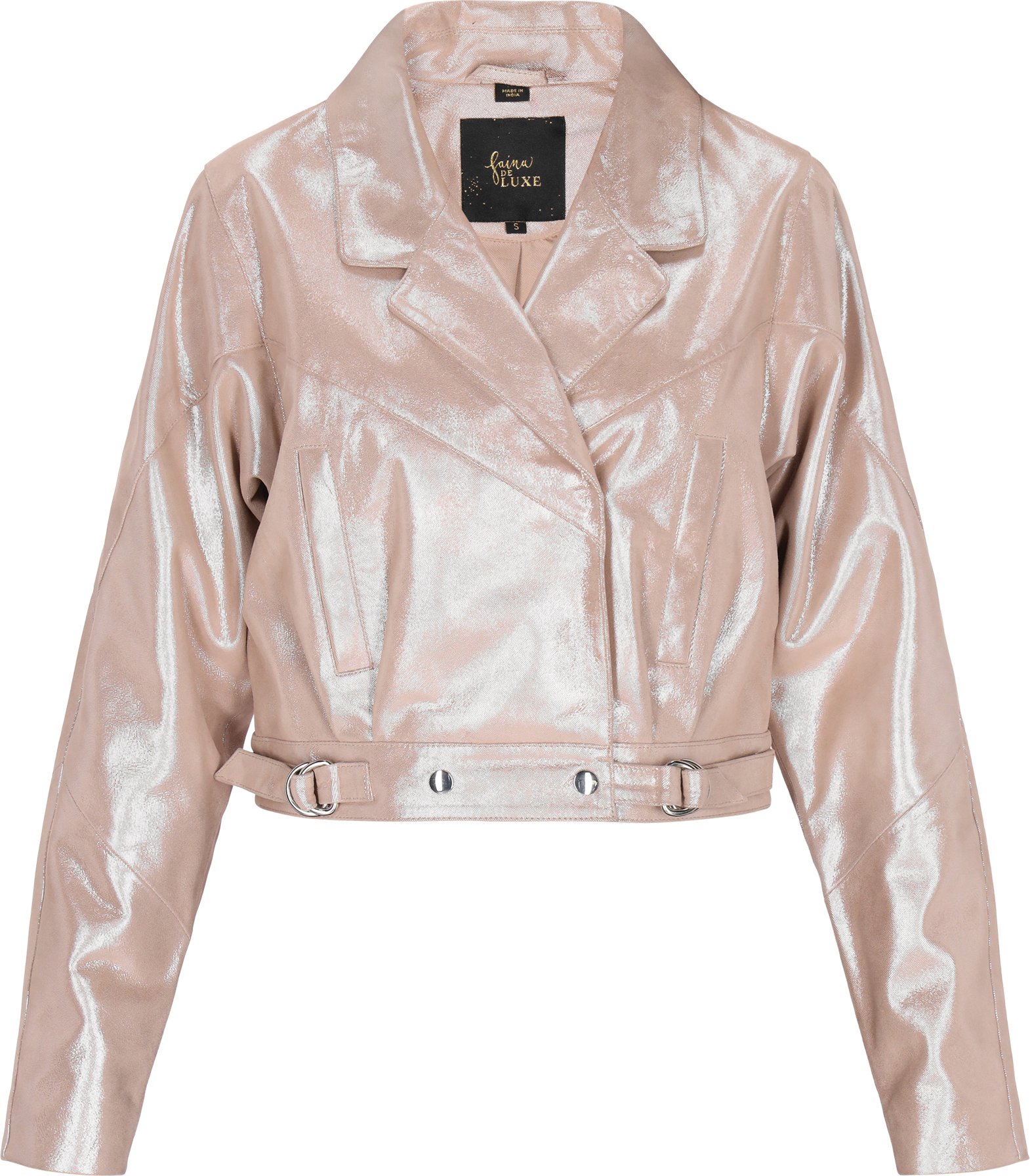 Faina Jacke Frauen beige silber