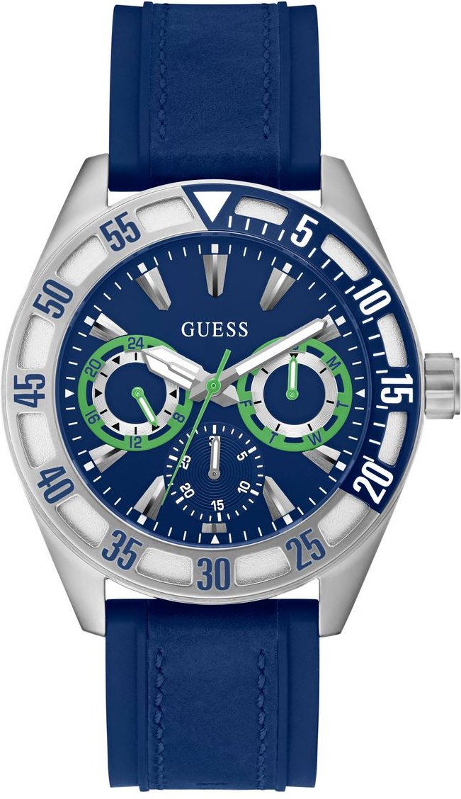 Guess Letterman Blau Herren Armbanduhr GW0903G1