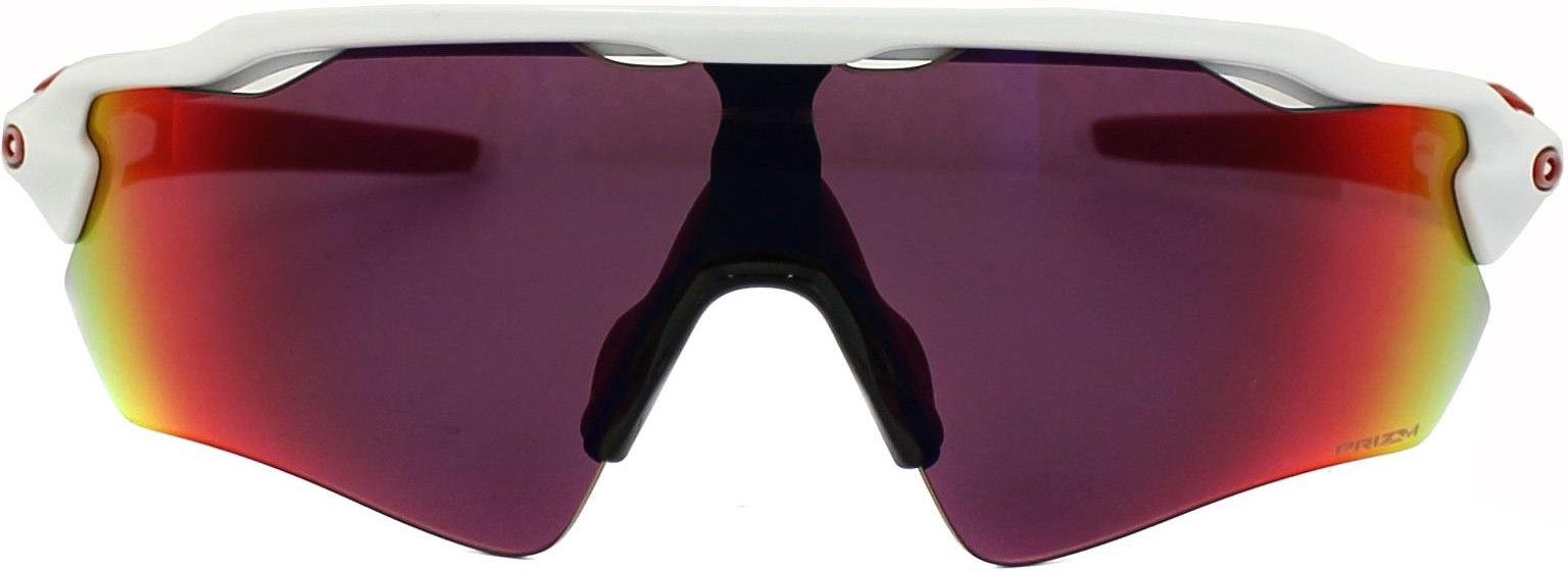 Oakley Wrap Mens Polished White Prizm Road Lunettes de soleil