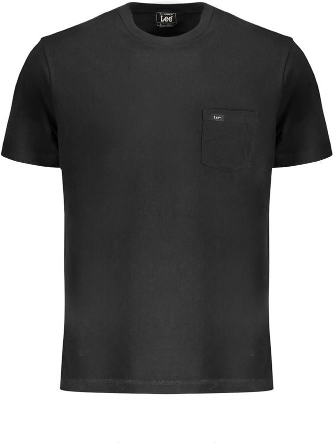 Lee Schwarzes Baumwoll T-Shirt für Männer