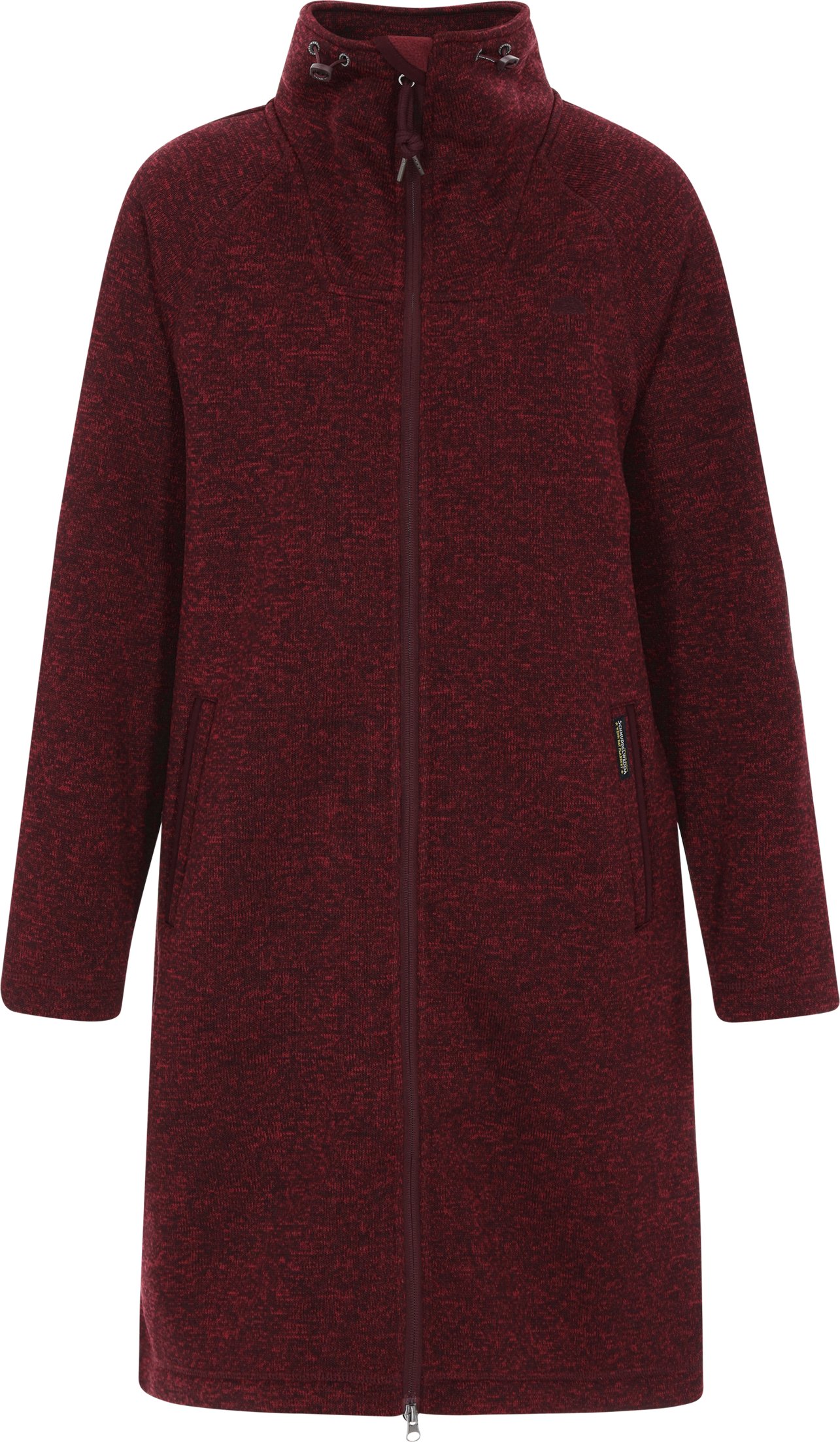 Schmuddelwedda Jacke Frauen Burgunder Melange