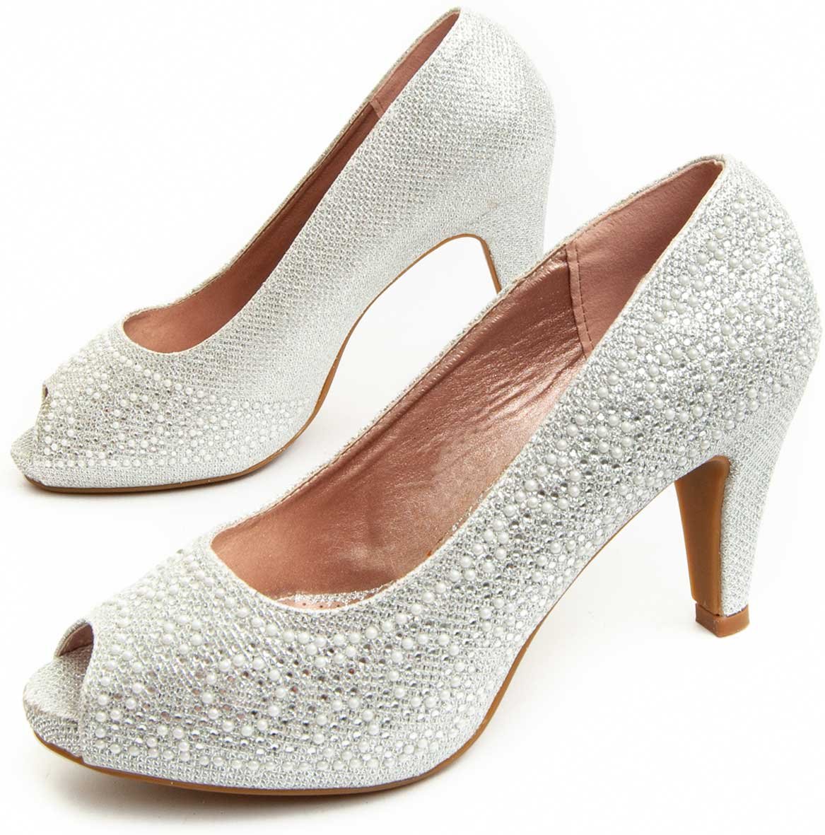 Montevita Absatzschuh Unne76 in Silber