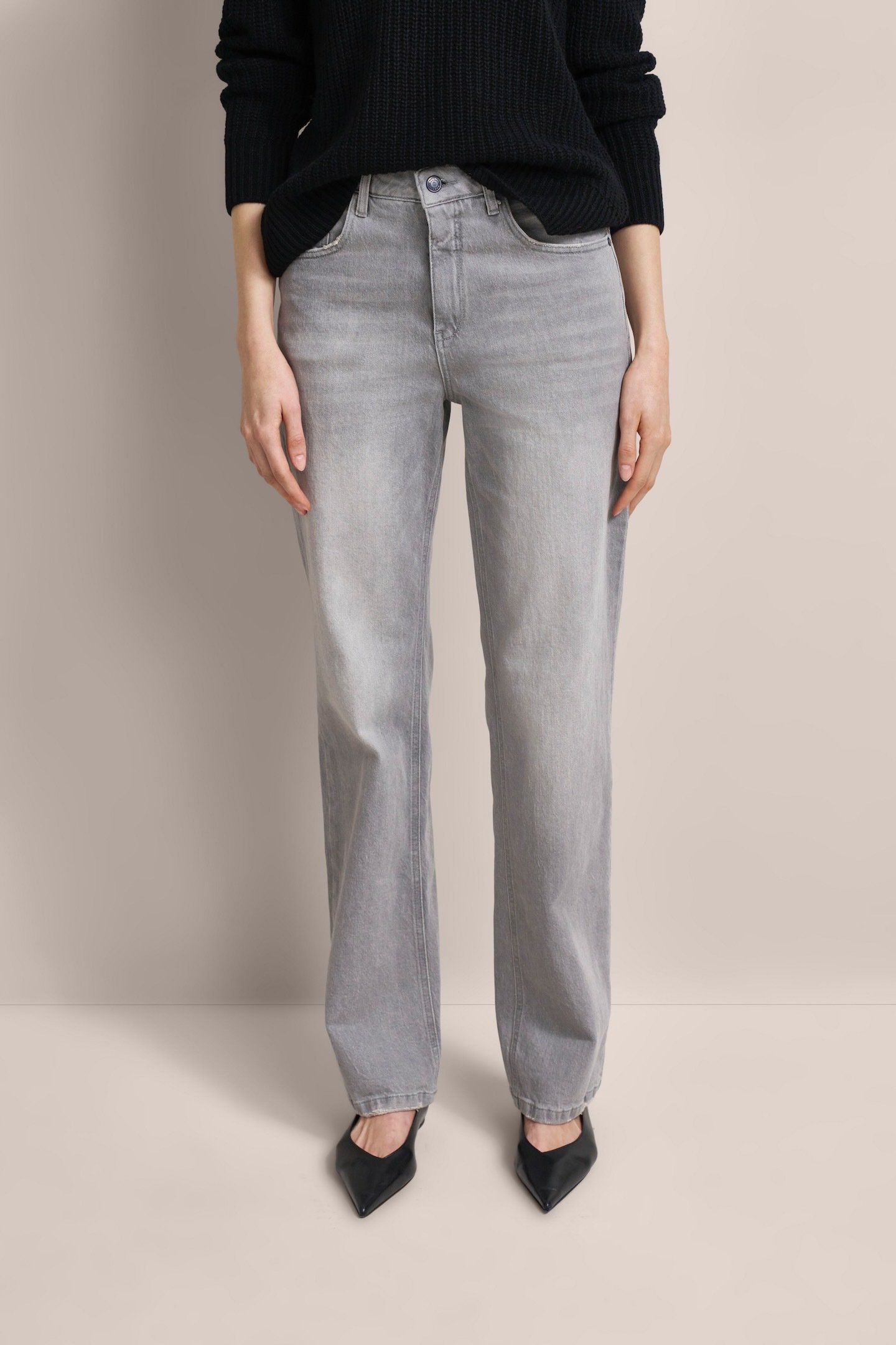 Bugatti Damen Jeans mit geradem Beinverlauf