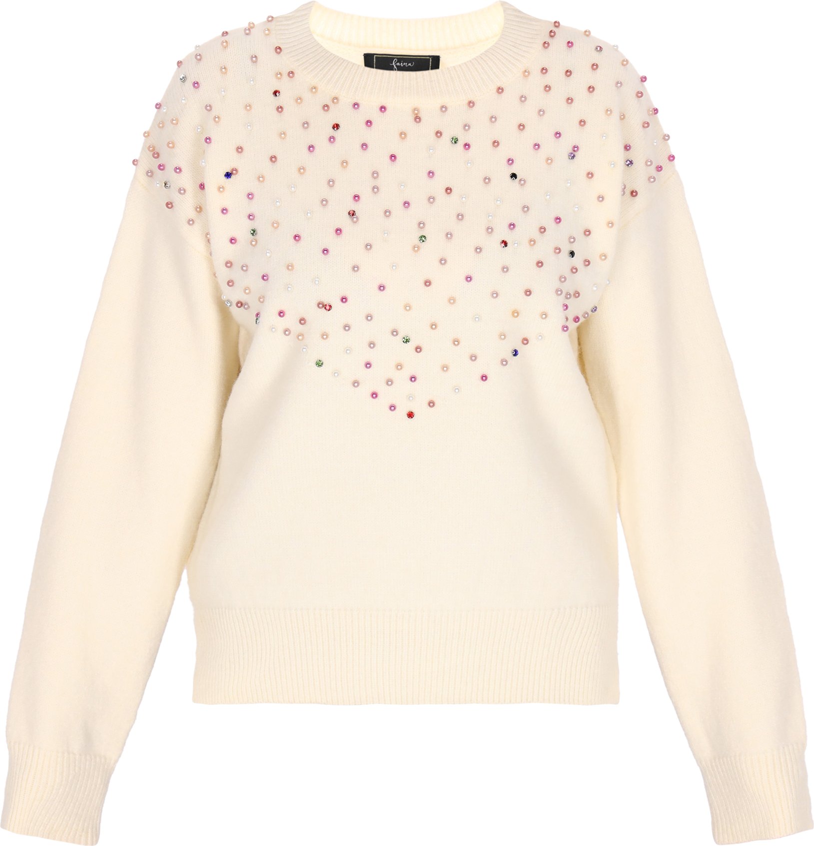 Faina Zur Seite fahren Damen Wollweiß