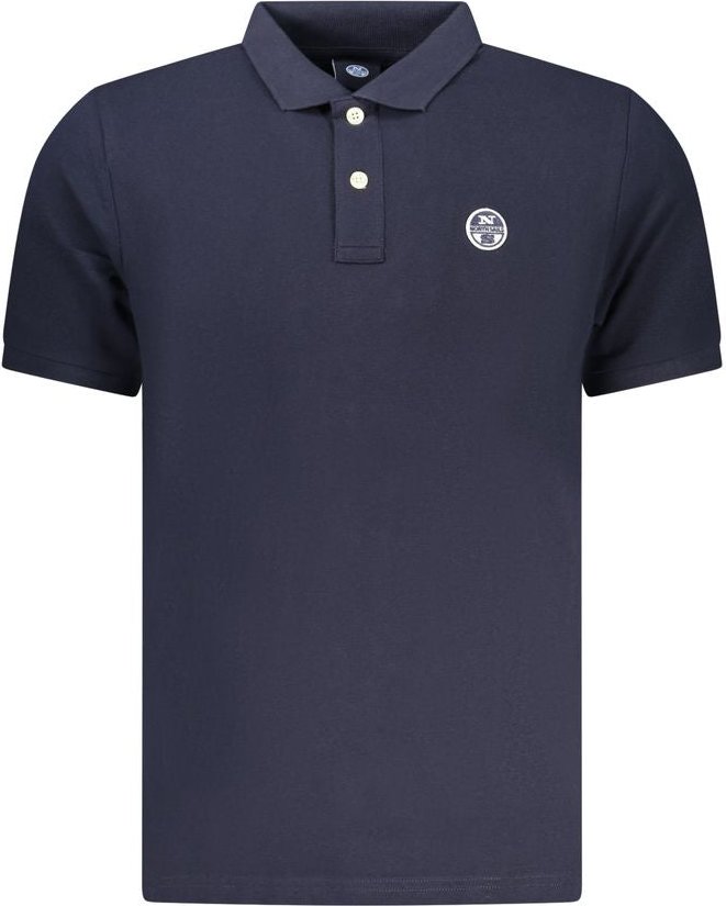 North Sails Blaues Baumwoll-Herren-Polo-Shirt
