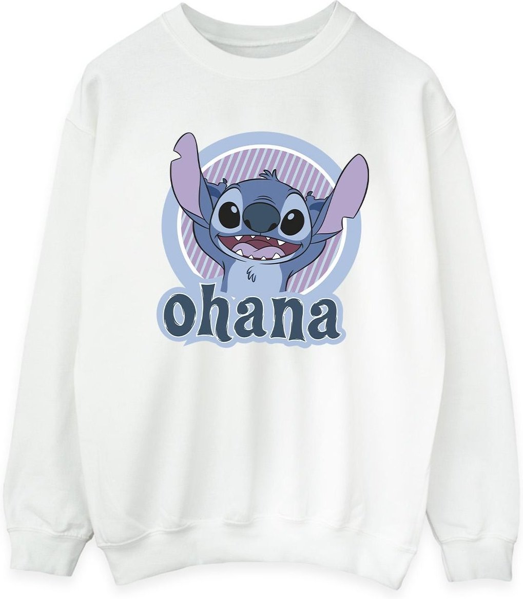 Disney - "Lilo And Stitch Ohana Circle" Sweatshirt für Damen (Weiß)