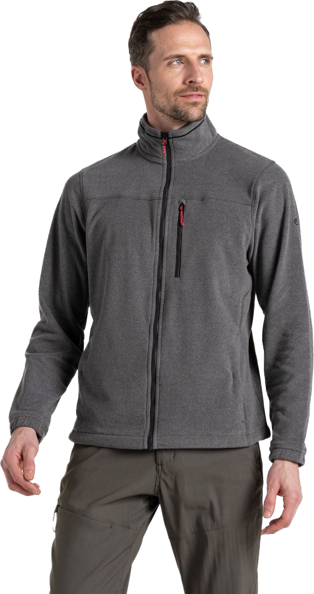 Thumbnail - Craghoppers - "Corey Plus II" Fleecejacke für Herren (Schwarzer Pfeffer meliert)