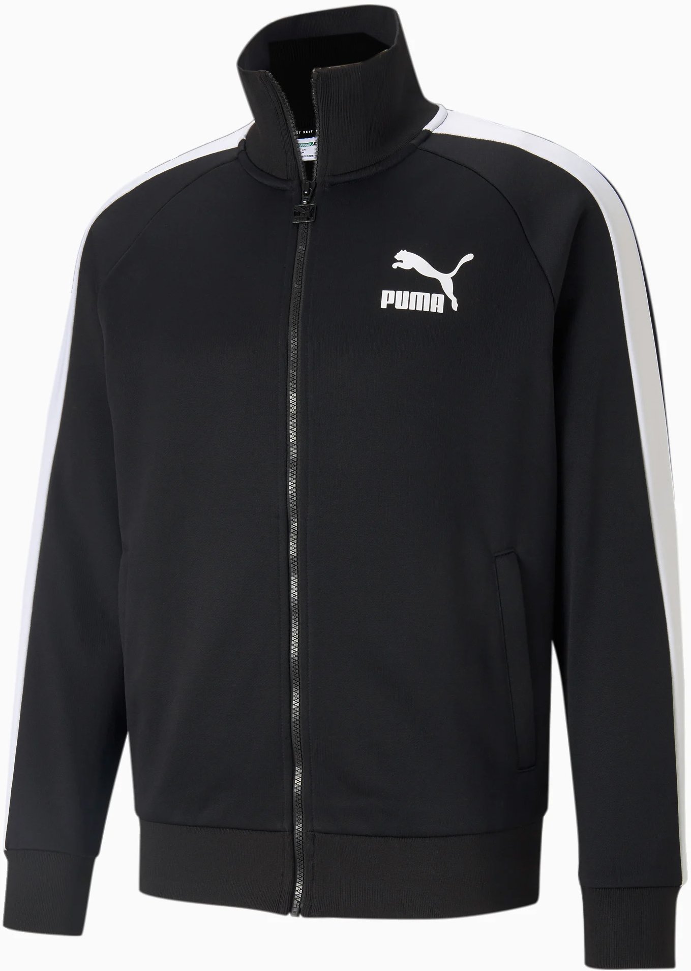 Puma ikonische T7 -Männerschwarze Trackjacke